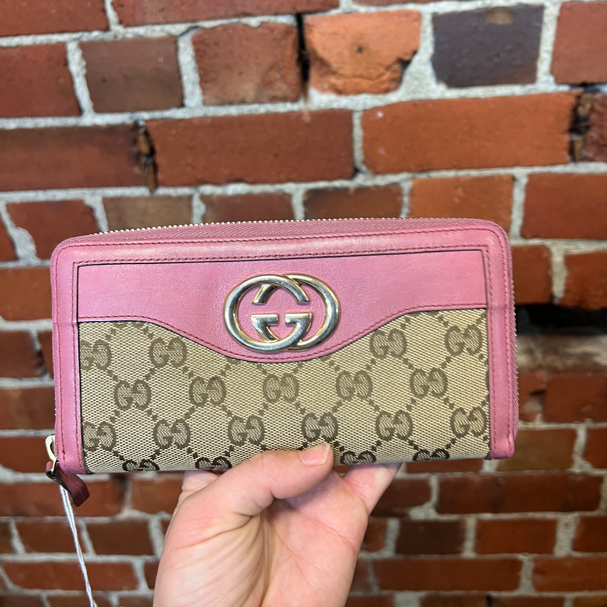 GUCCI monogram leather wallet Wellington Hunters and Collectors