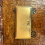 VIVIENNE WESTWOOD gold leather wallet