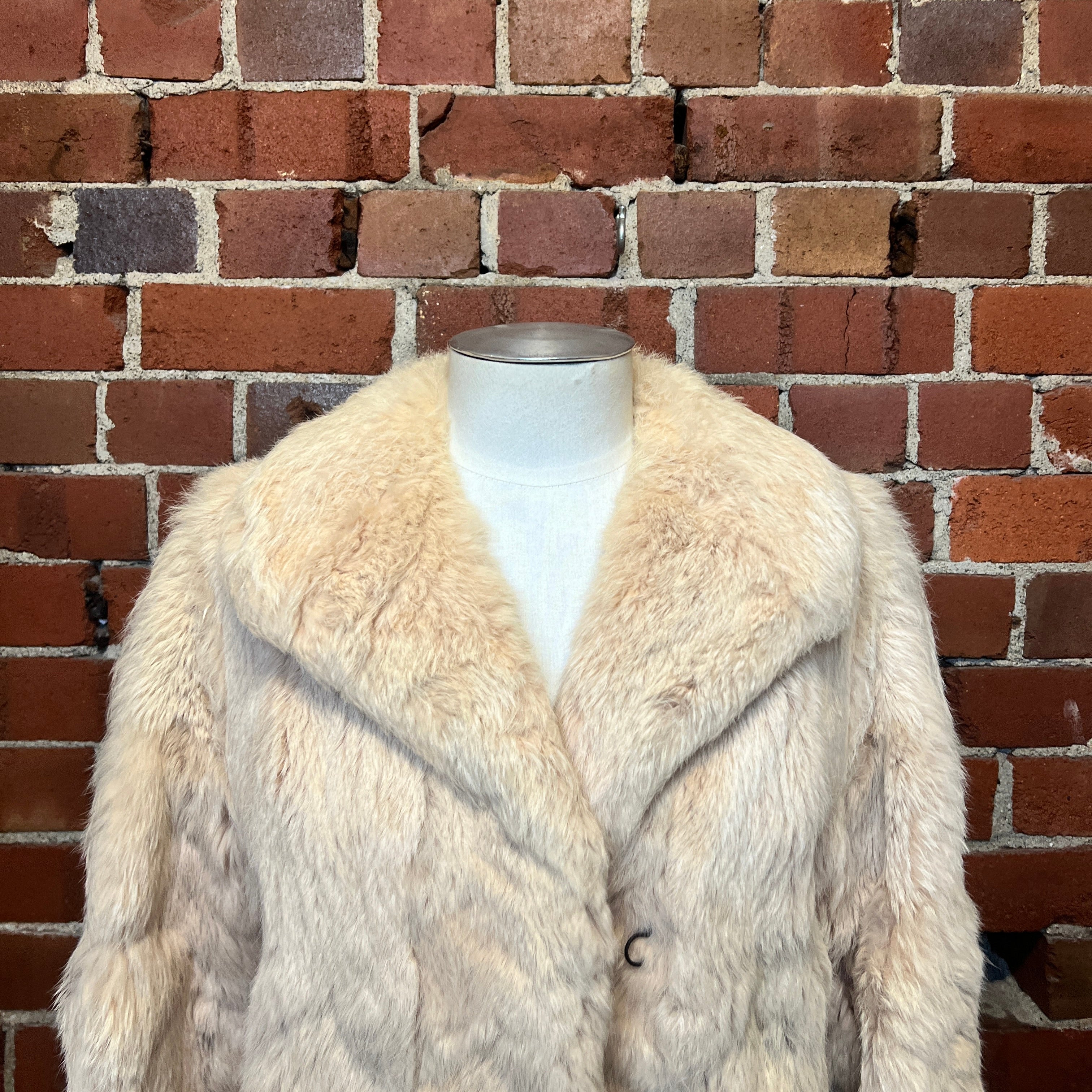 1960's GENUINE rabbit fur jacket