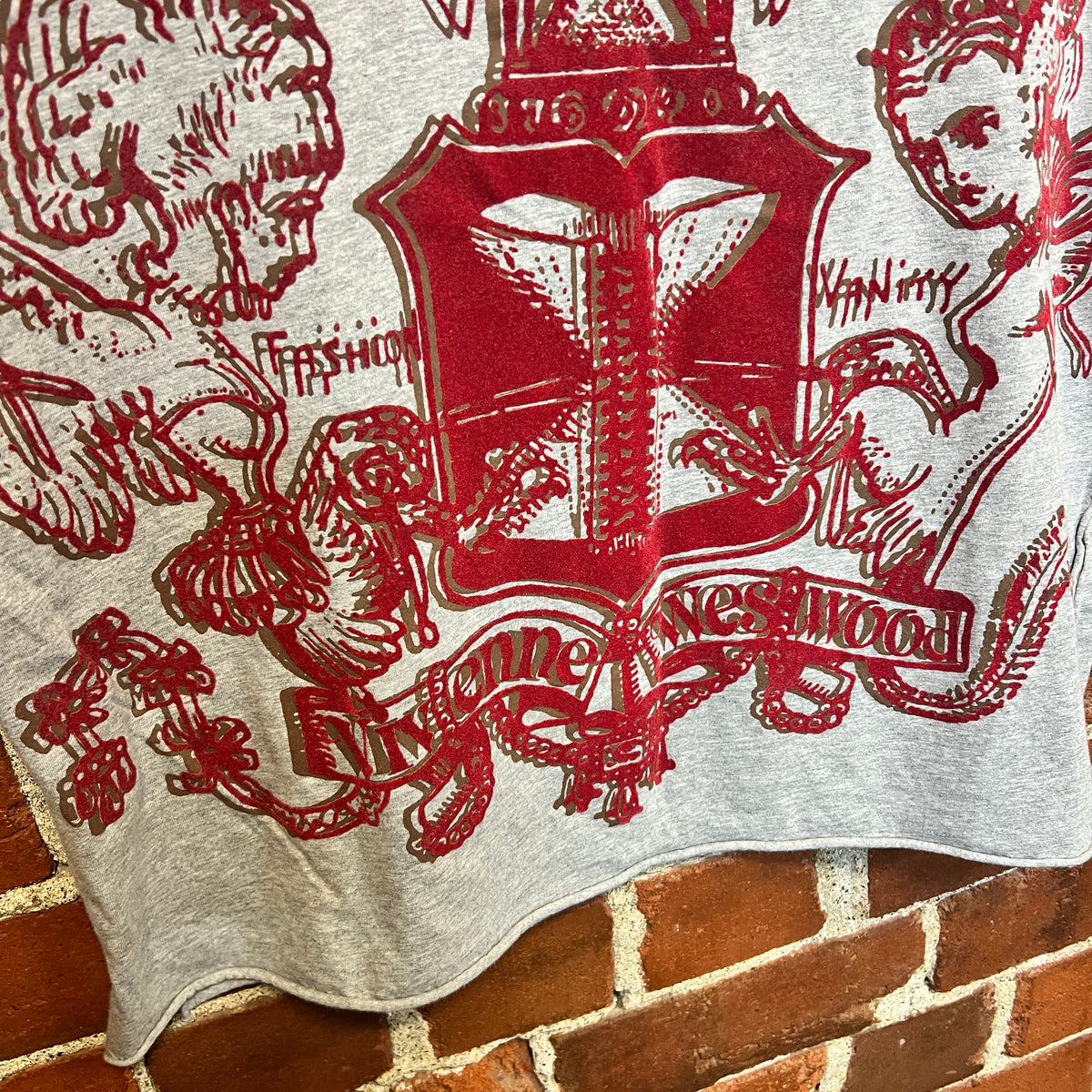 VIVIENNE WESTWOOD gingham pillow top