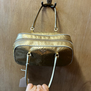 PRADA Y2K Genuine snakeskin handbag