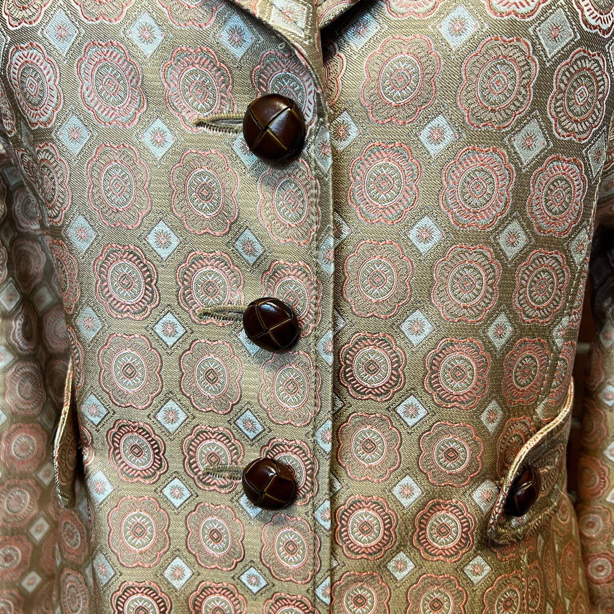KEITH MATHESON brocade coat Wellington Hunters and Collectors