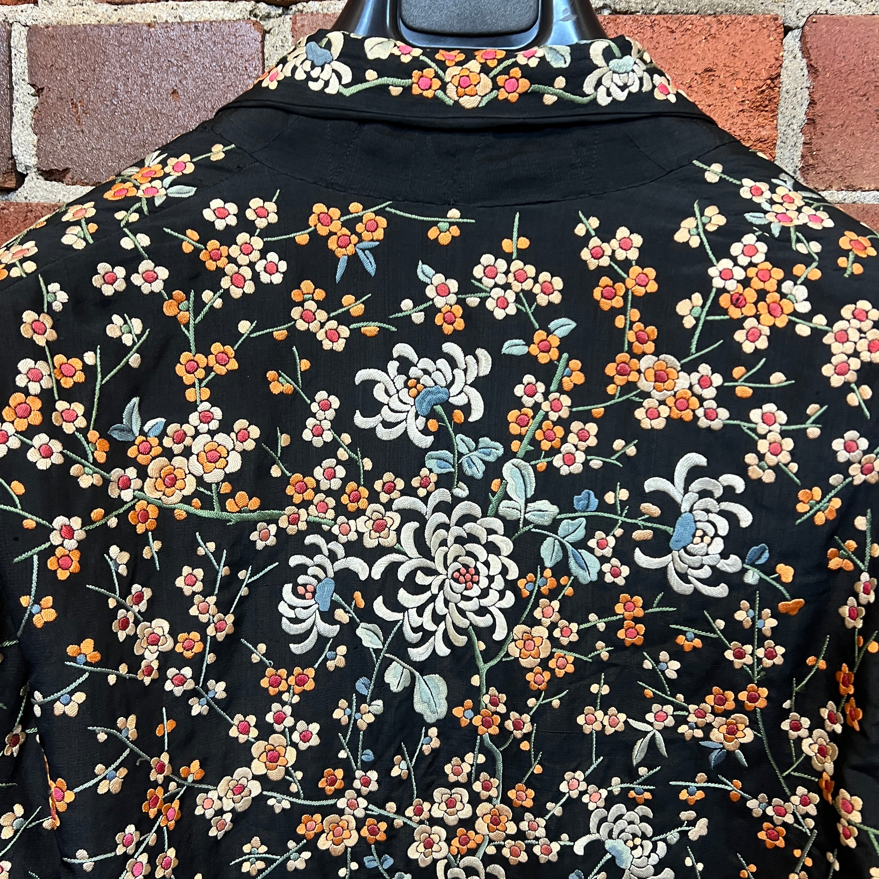 1960's silk embroided jacket