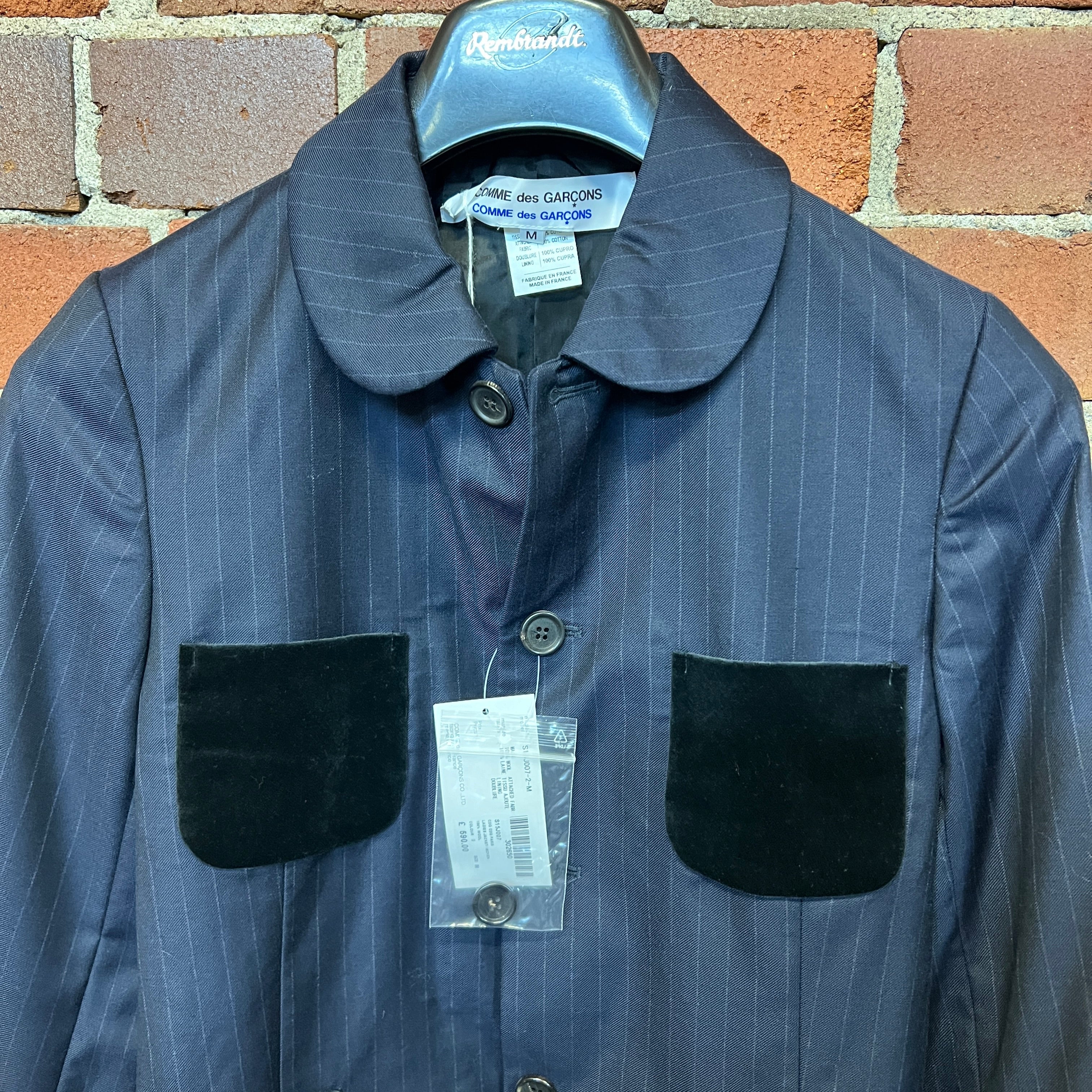 COMME DES GARCONS BNWT pinstriped jacket