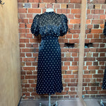 ROTATE polka-dot dress