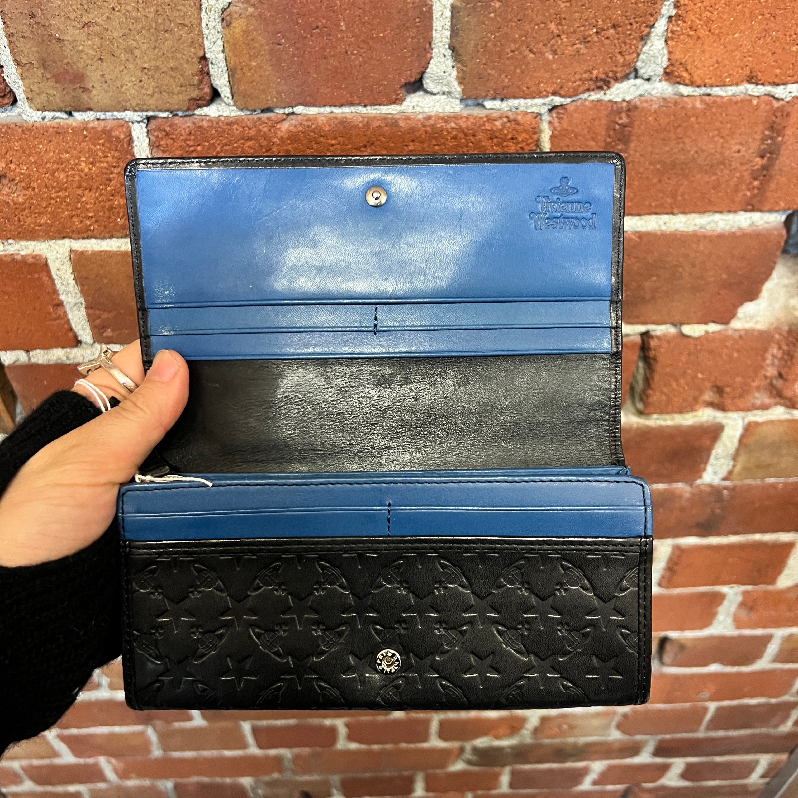 VIVIENNE WESTWOOD embossed leather wallet