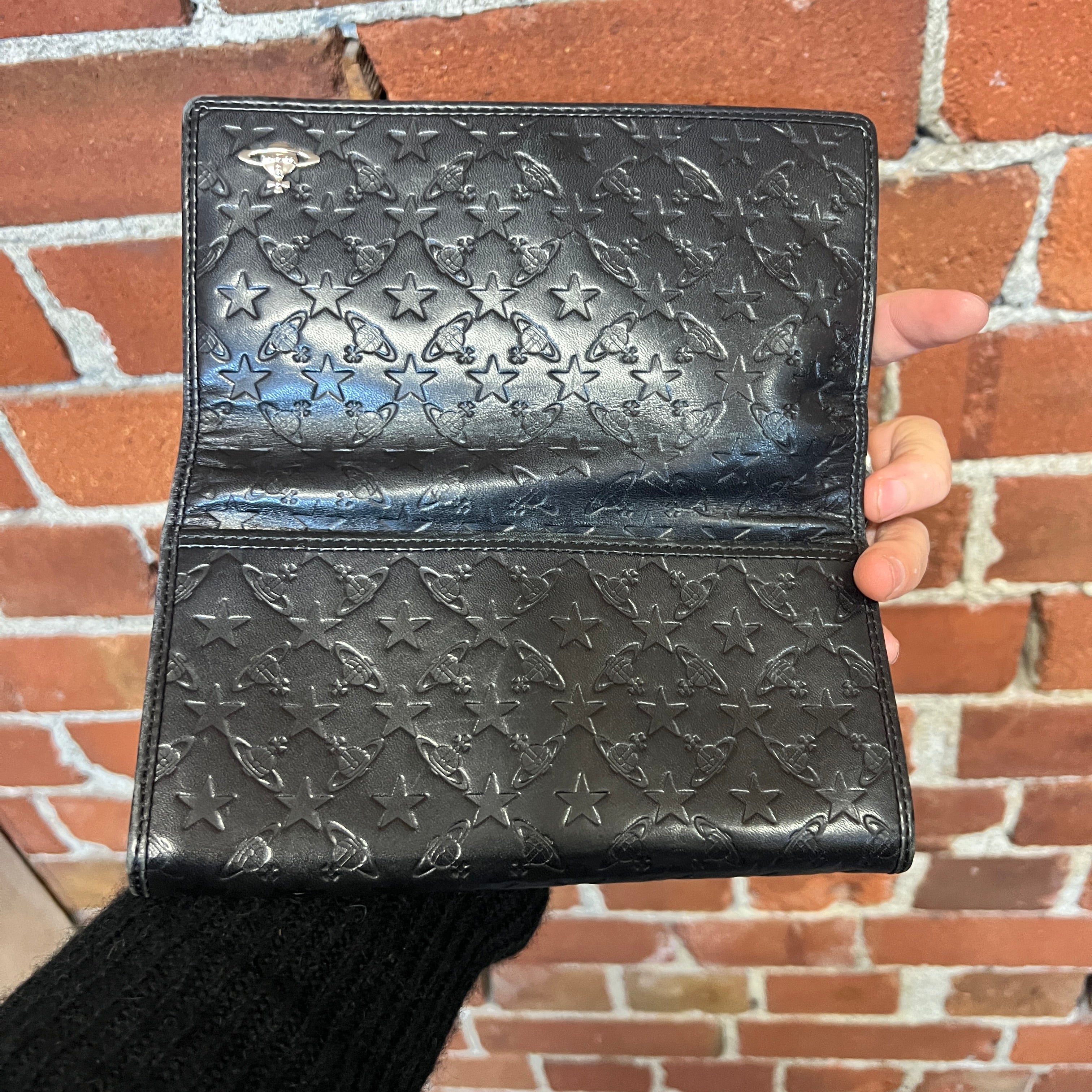 VIVIENNE WESTWOOD embossed leather wallet