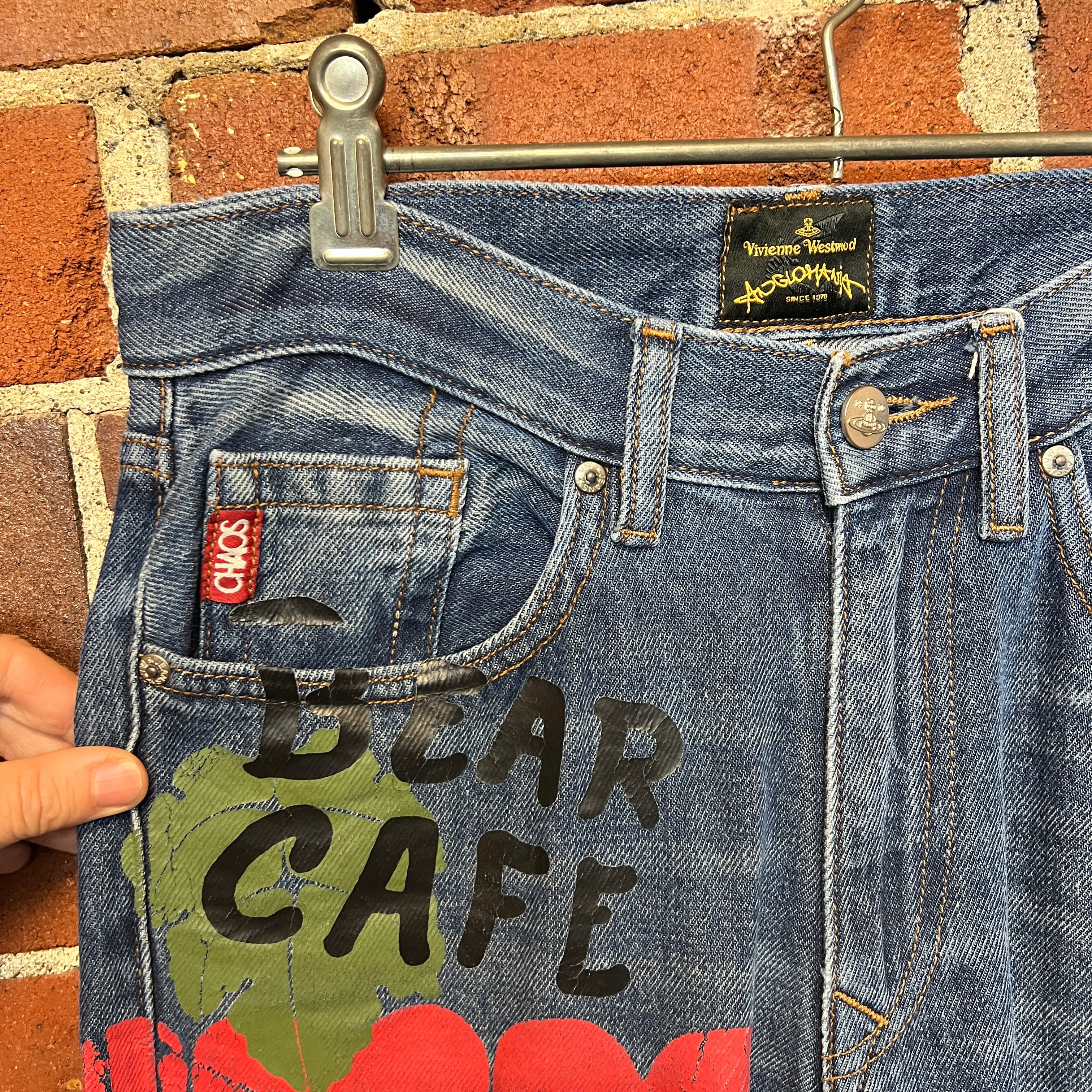 VIVIENNE WESTWOOD Save the Planet Graffiti jeans