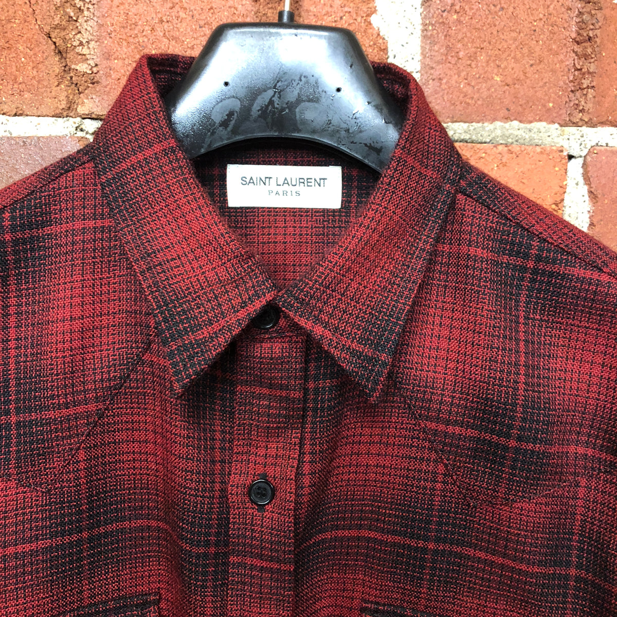 SAINT LAURENT x HEDI SLIMANE western shirt