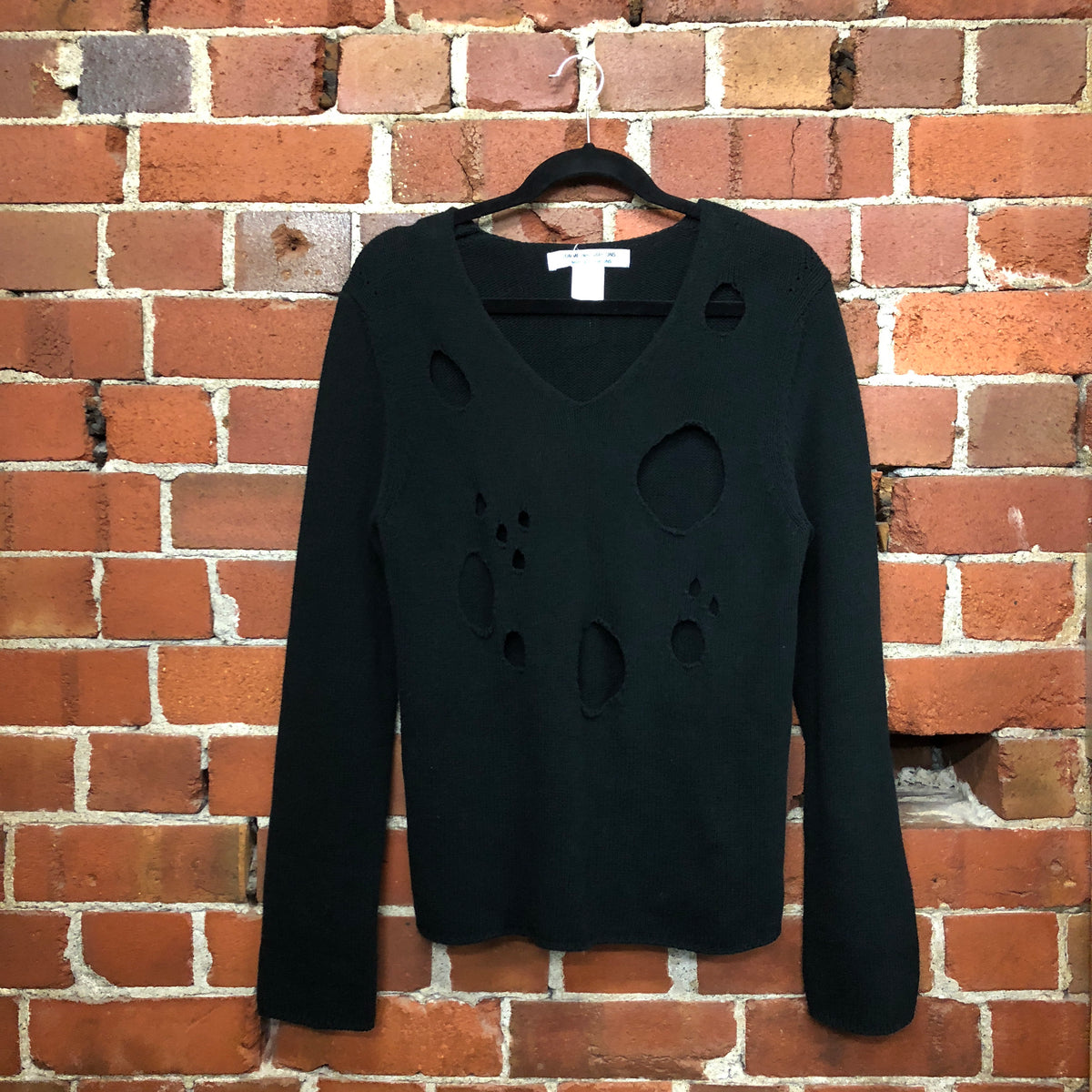 Comme des clearance garcons hole sweater