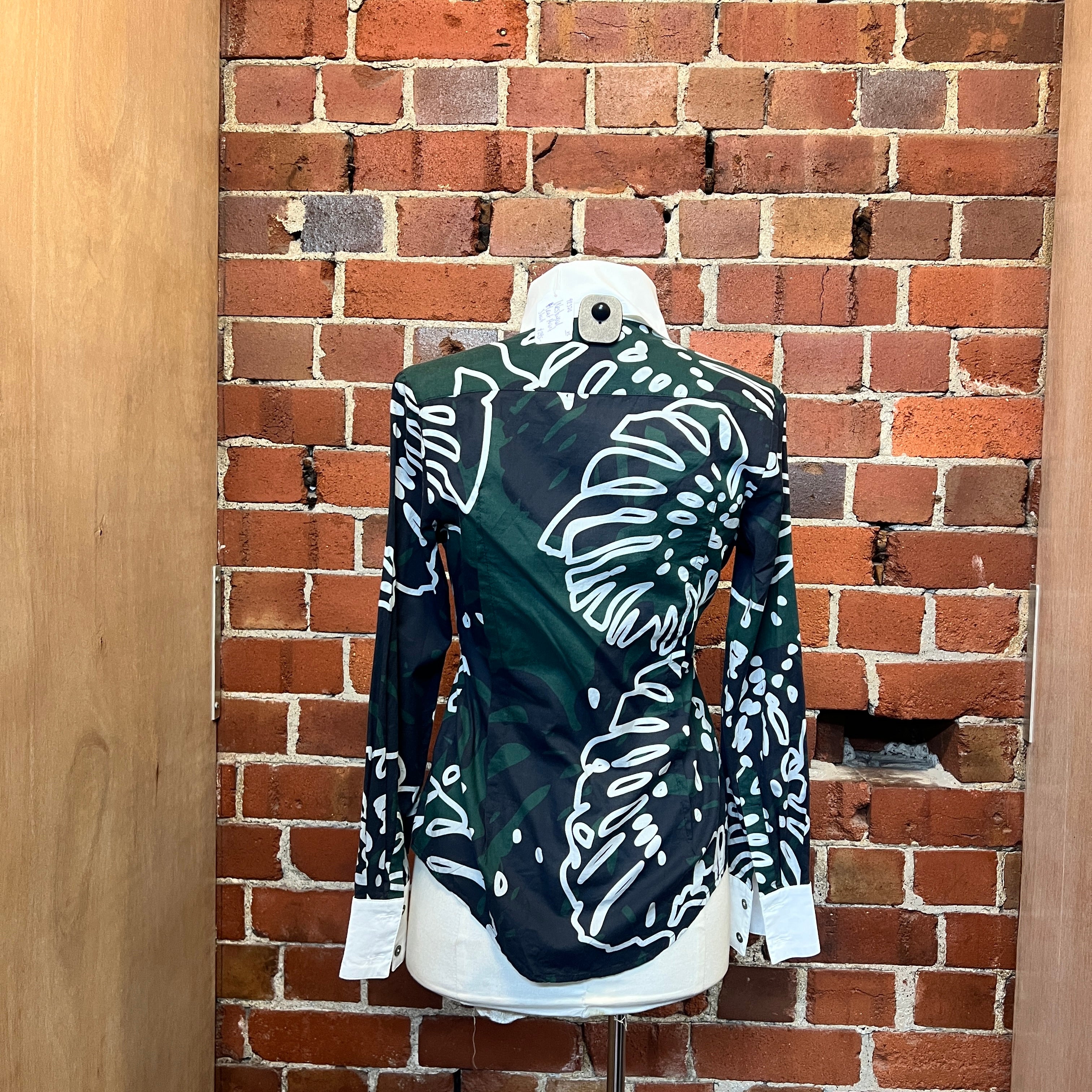 VIVIENNE WESTWOOD banana leaf print shirt