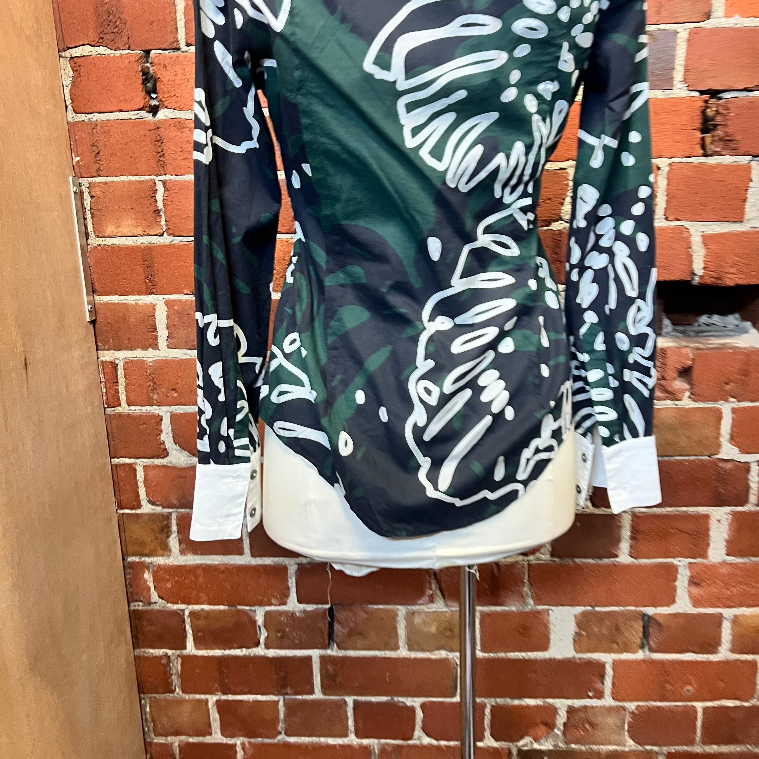 VIVIENNE WESTWOOD banana leaf print shirt