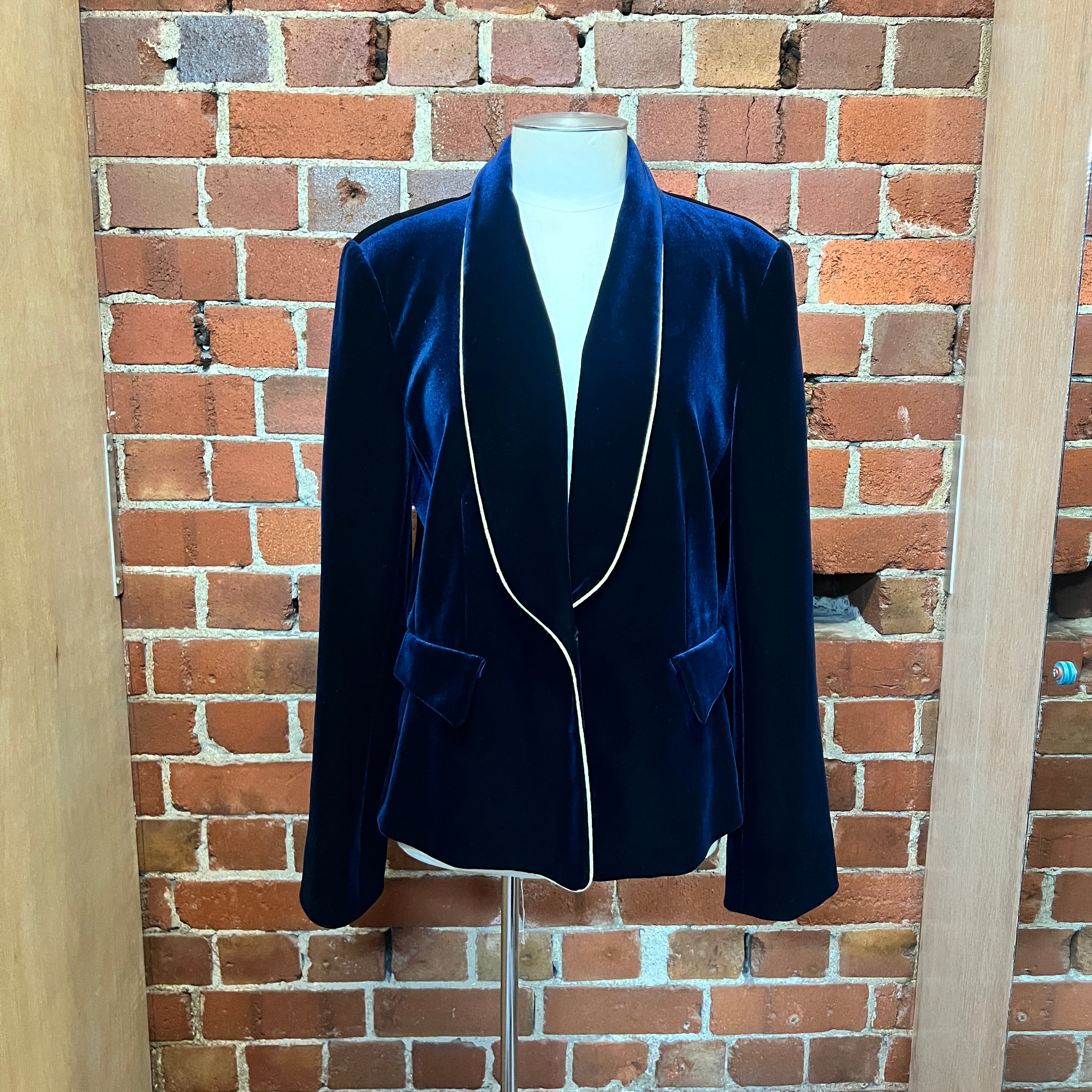 CARLA ZAMPENETTI velvet blazer