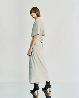 MARTIN MARGILEA Artisanal cotton wrap dress