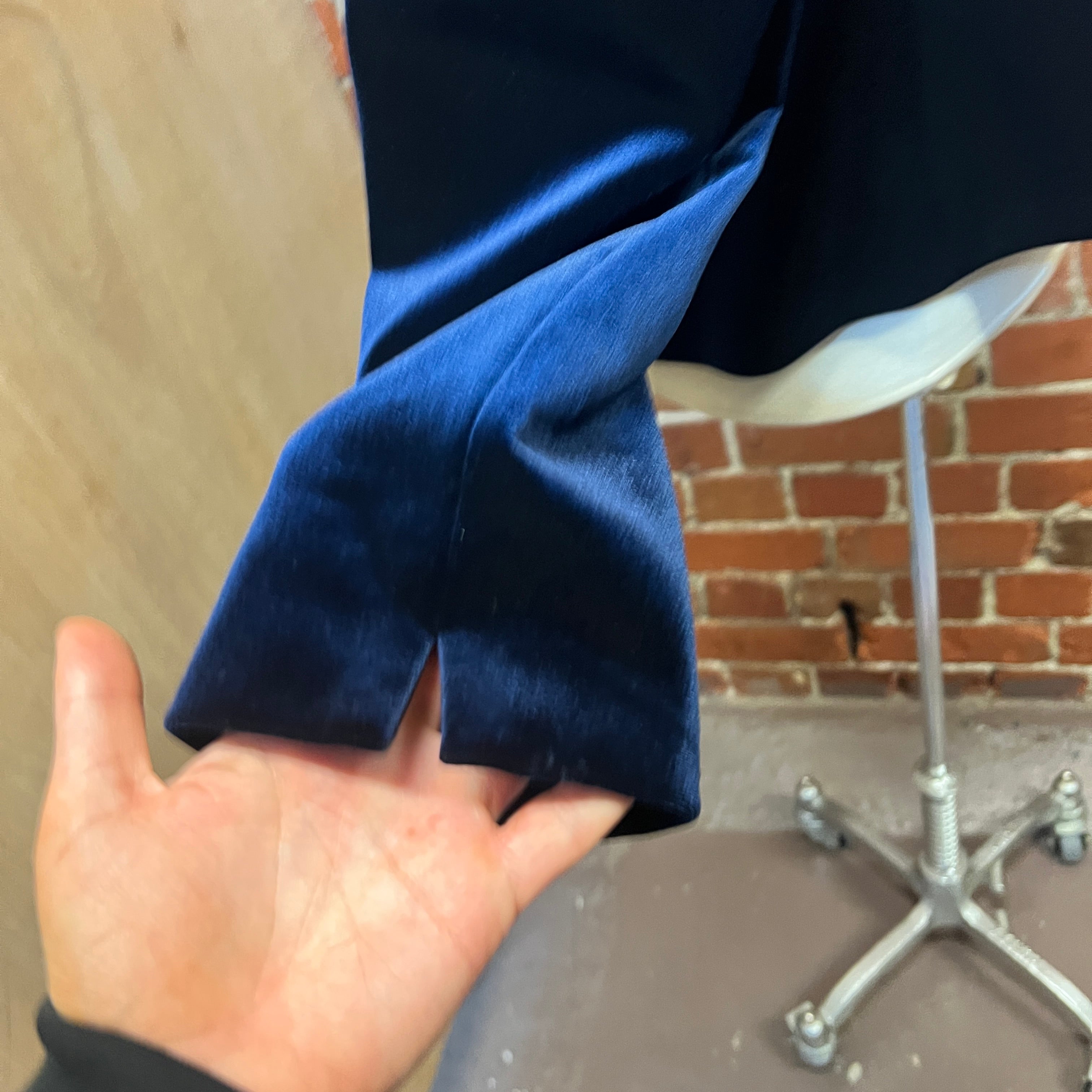 CARLA ZAMPENETTI velvet blazer