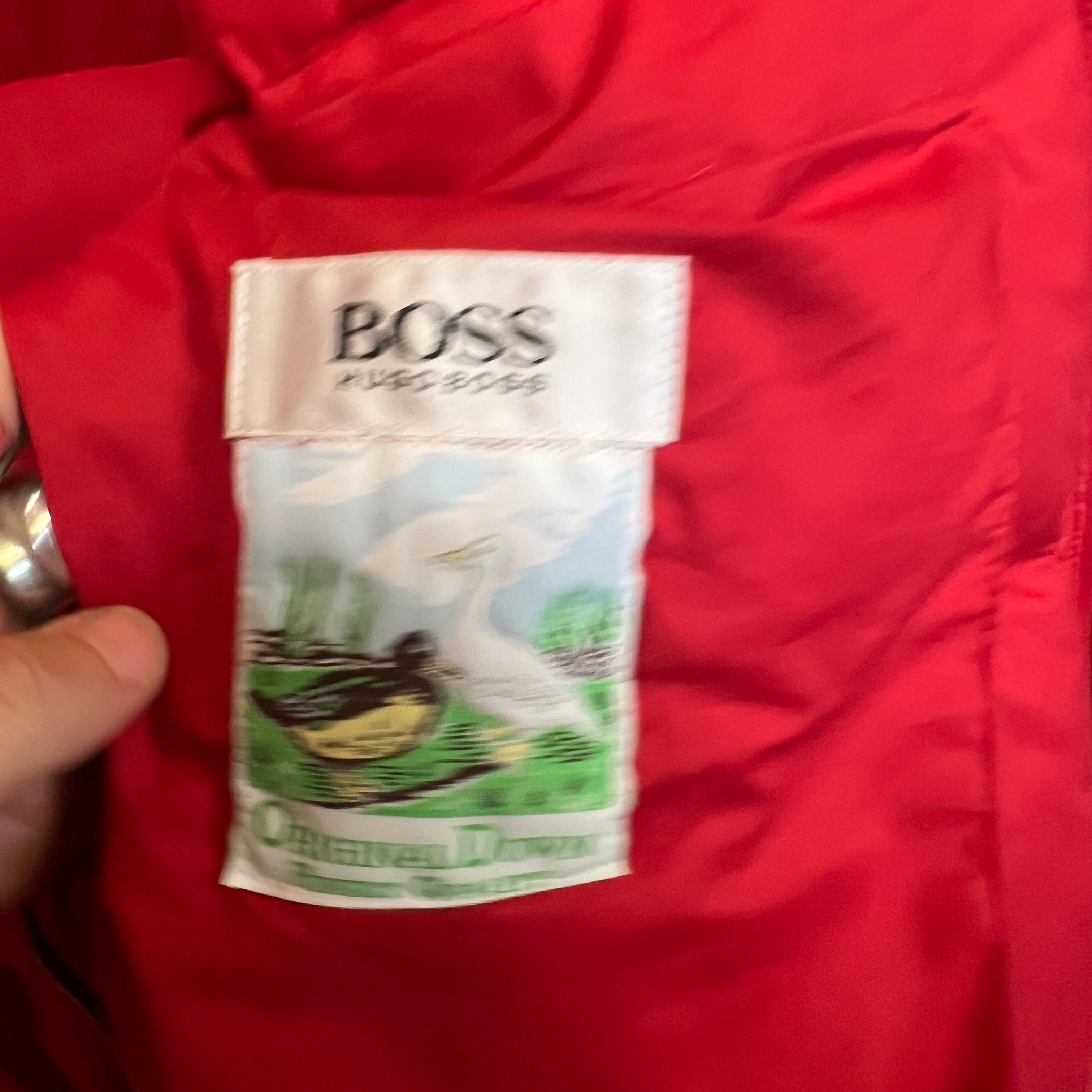 HUGO BOSS 1980s Feather down Marlboro bomber!!