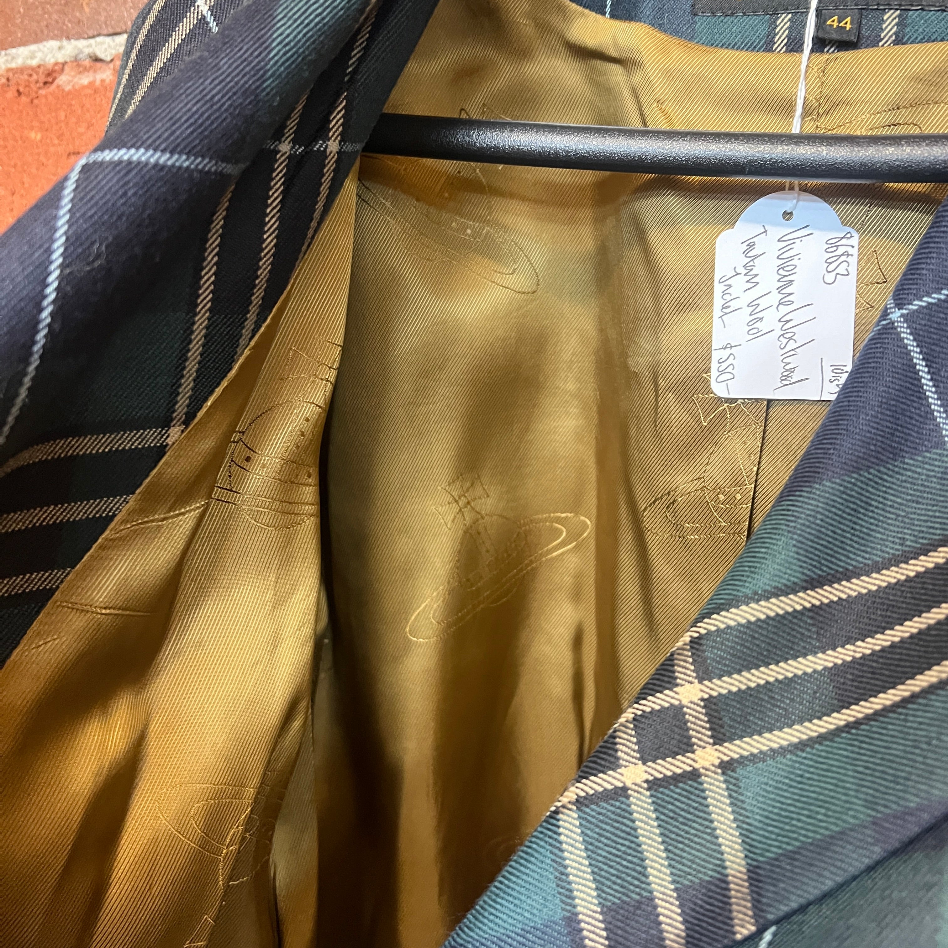 VIVIENNE WESTWOOD Tartan jacket