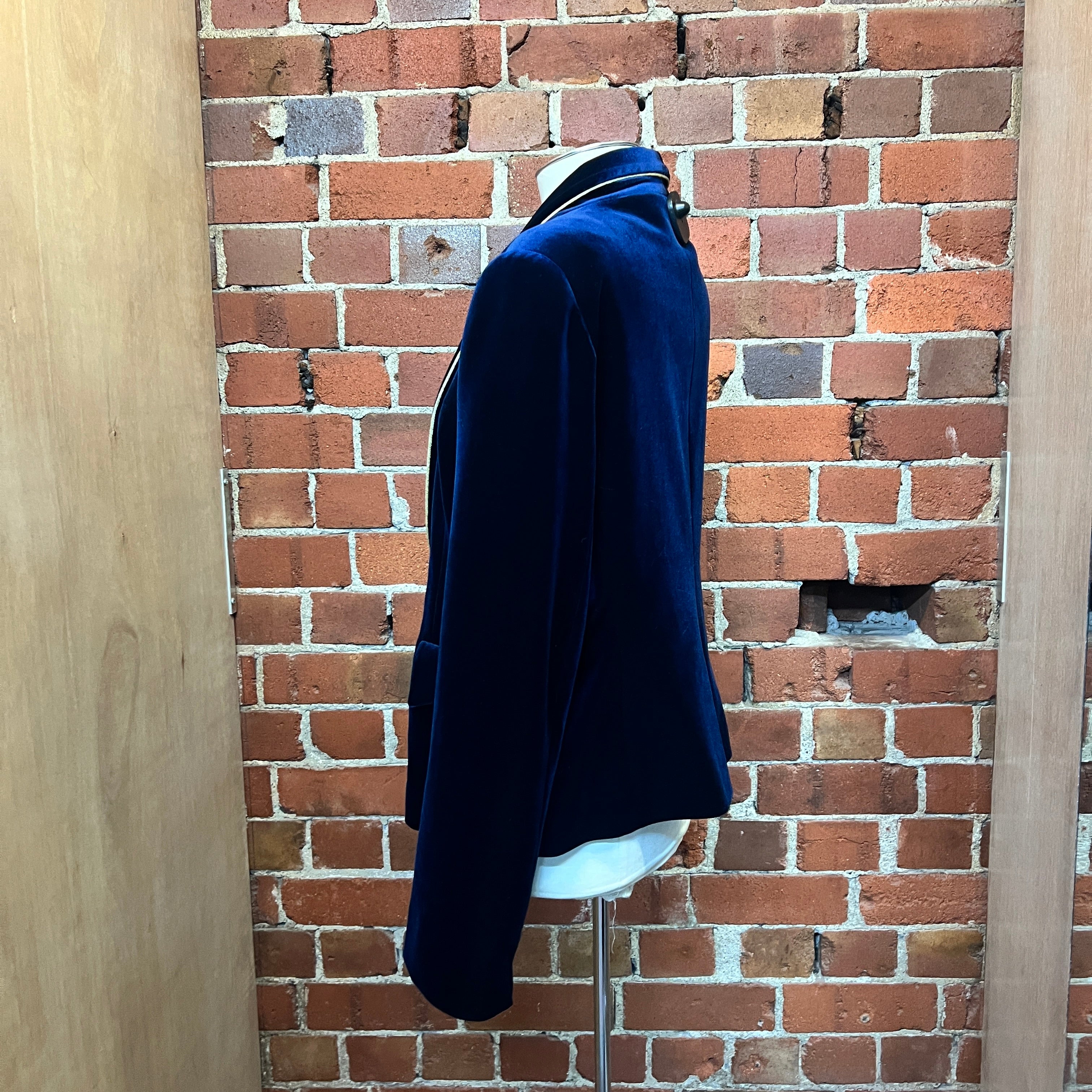 CARLA ZAMPENETTI velvet blazer