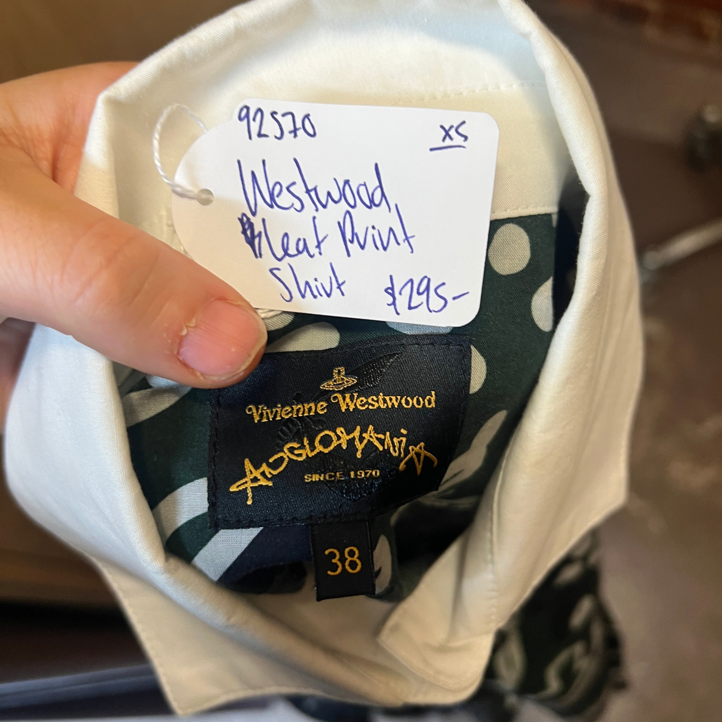 VIVIENNE WESTWOOD banana leaf print shirt