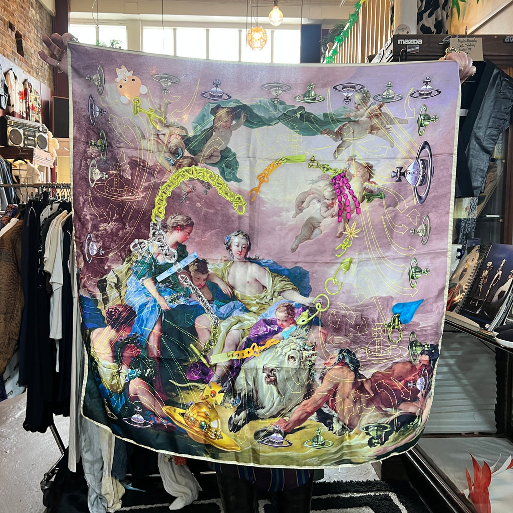 VIVIENNE WESTWOOD BOUCHER silk scarf