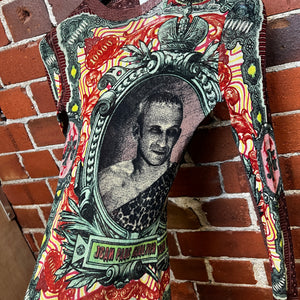 JEAN PAUL GAULTIER 1995 tattoo portrait mesh top – Wellington