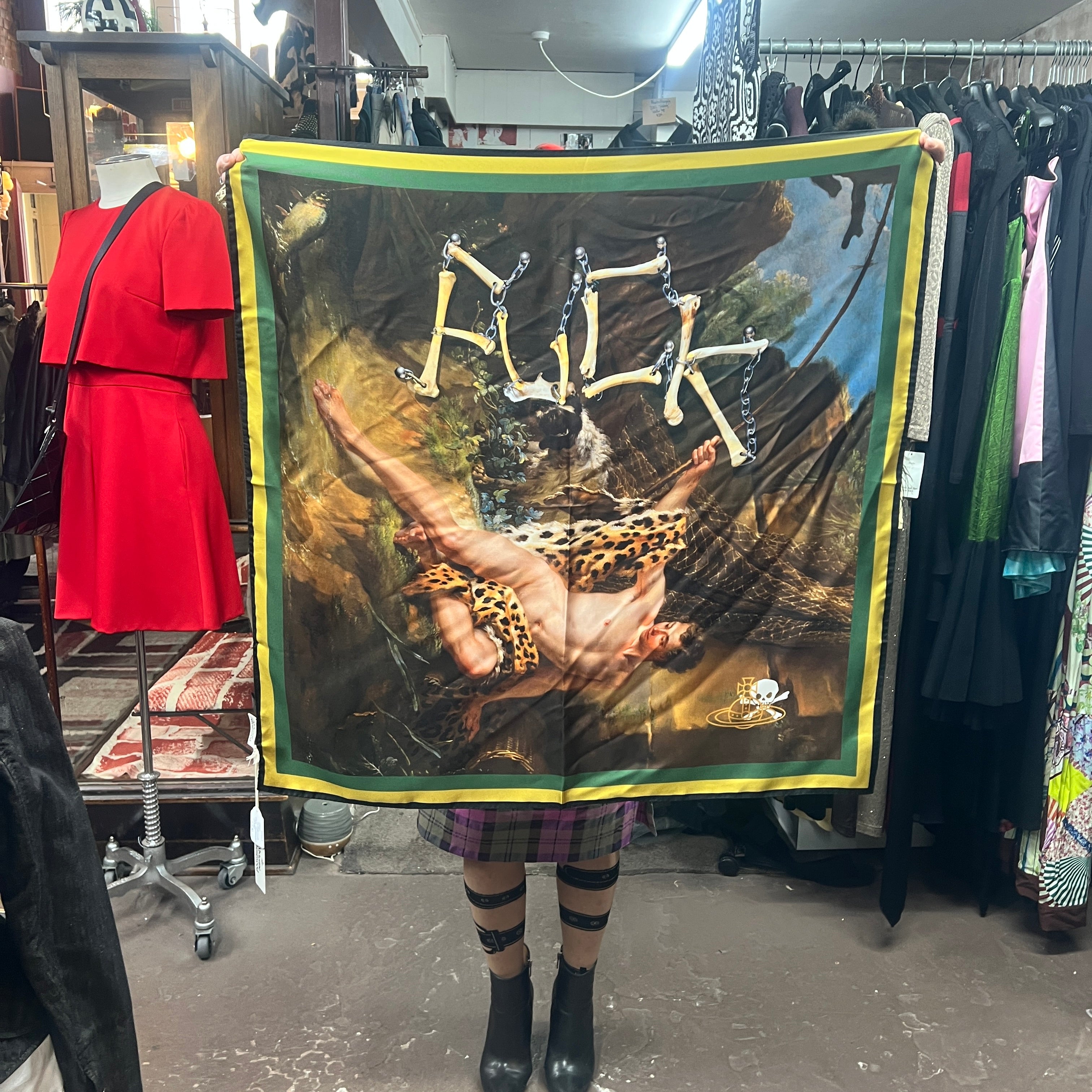 VIVIENNE WESTWOOD silk scarf