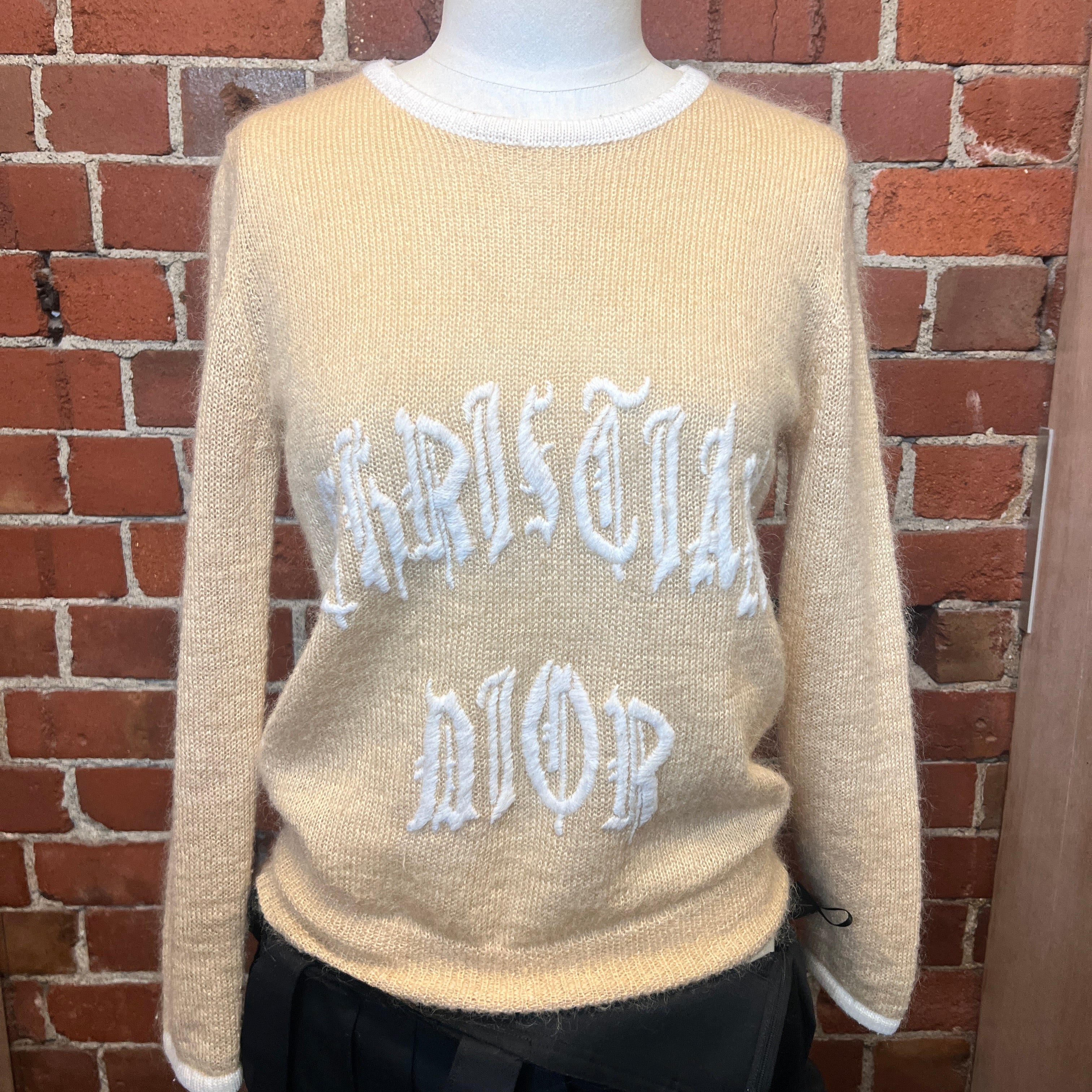 CHRISTIAN DIOR John Galliano 2002 mohair jumper RARE