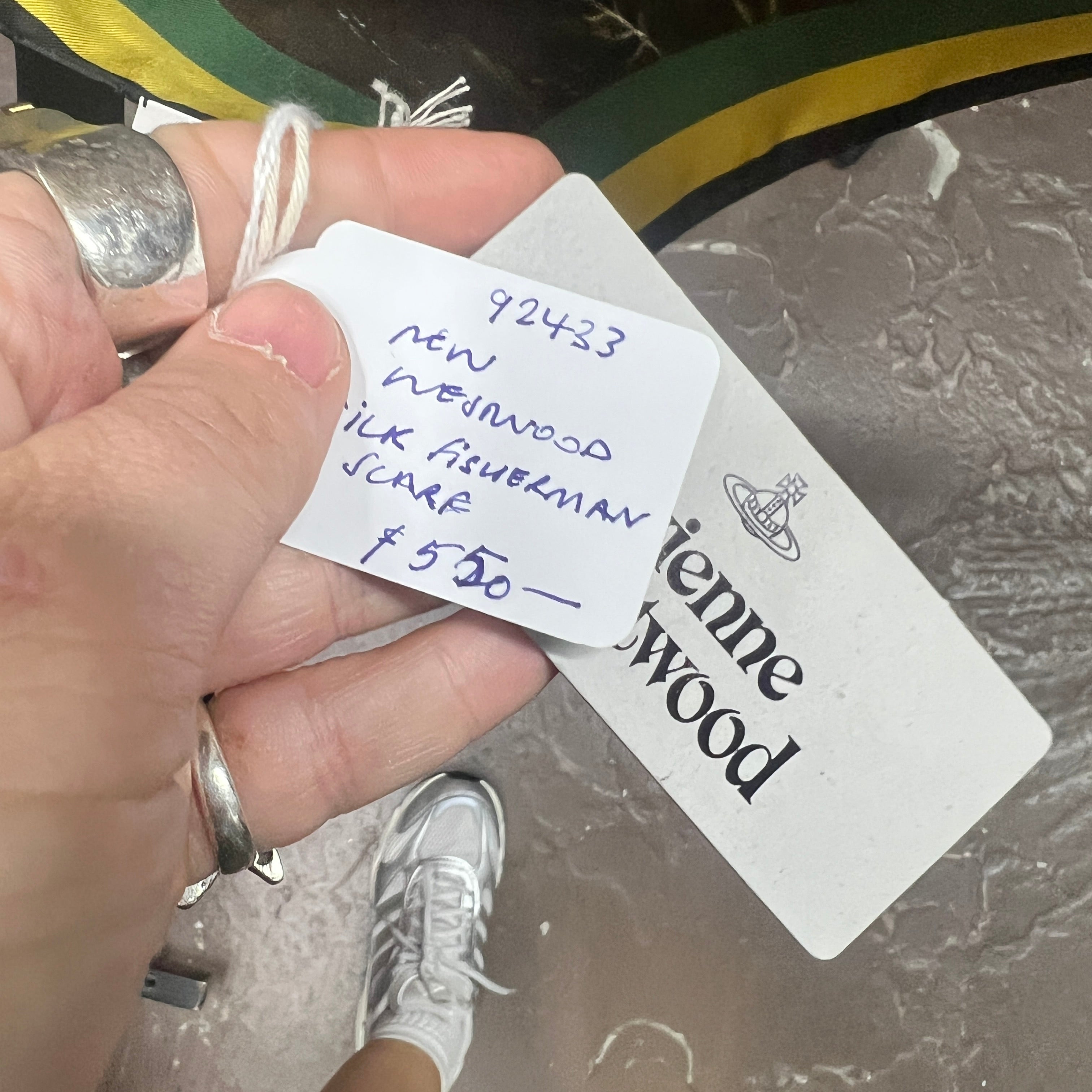 VIVIENNE WESTWOOD silk scarf