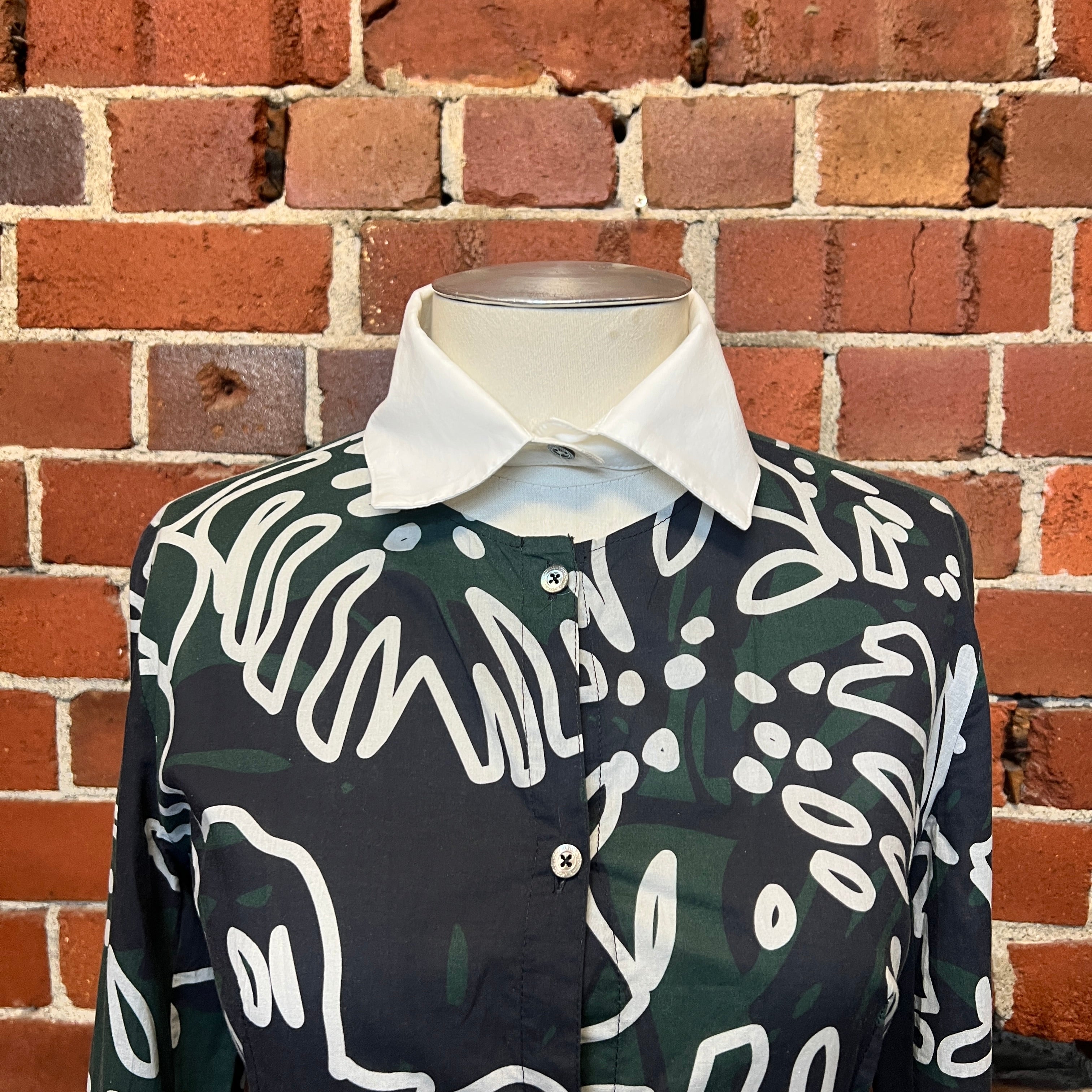 VIVIENNE WESTWOOD banana leaf print shirt