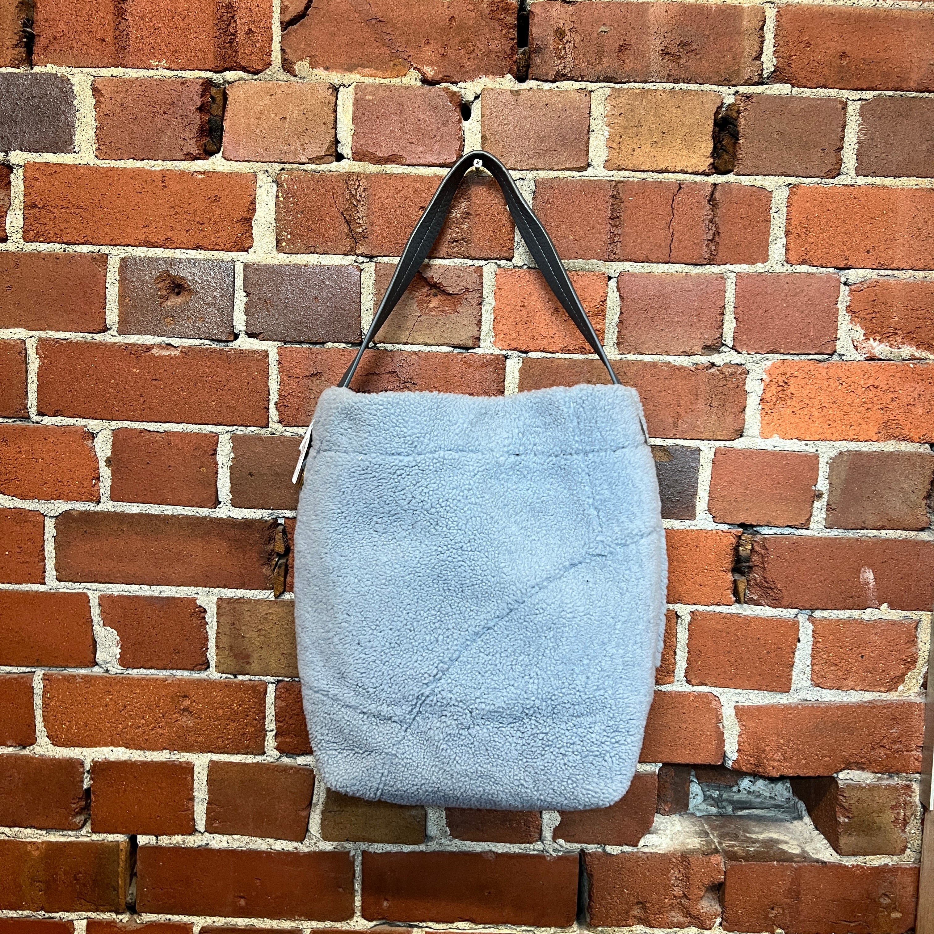 DEADLY PONIES shearling handbag