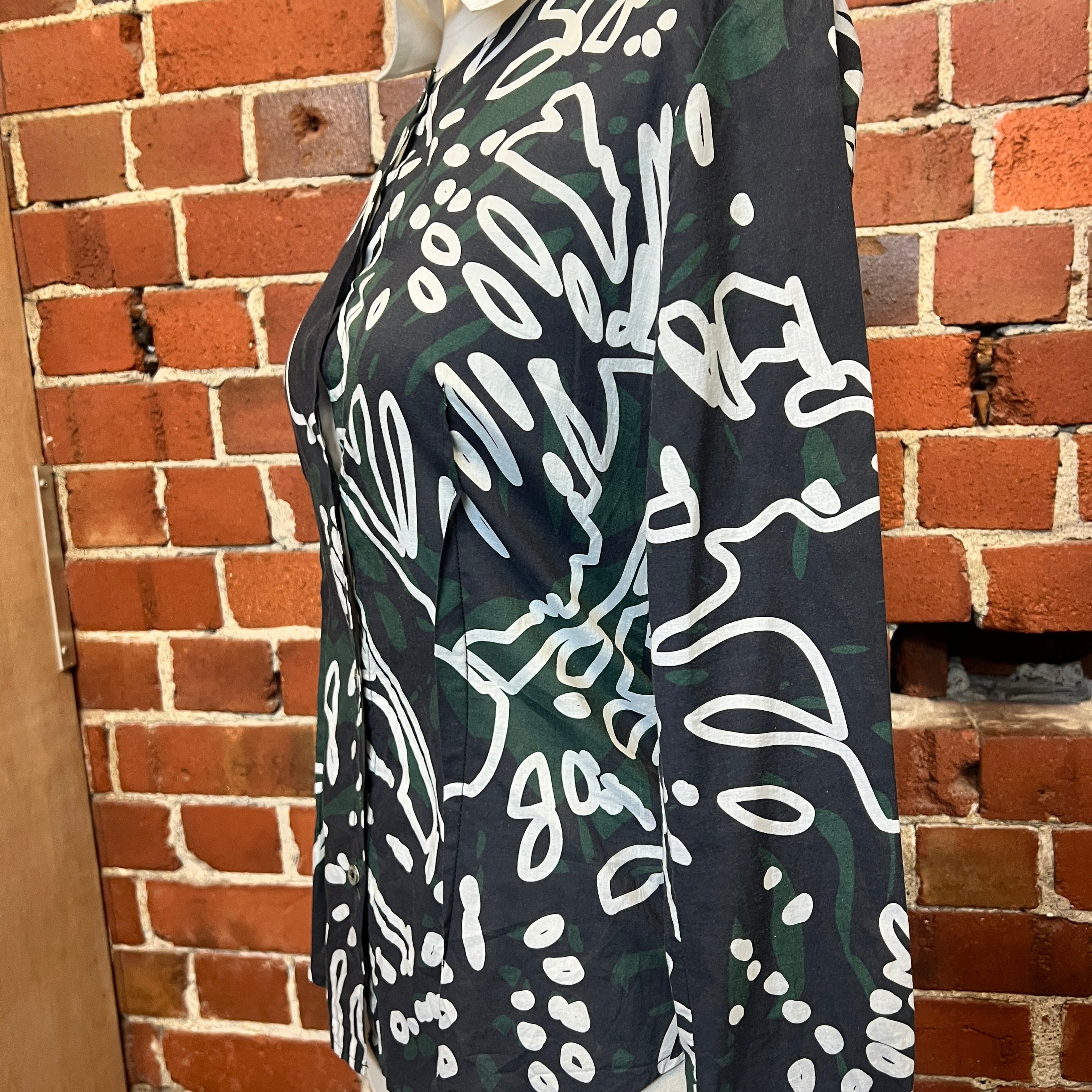 VIVIENNE WESTWOOD banana leaf print shirt