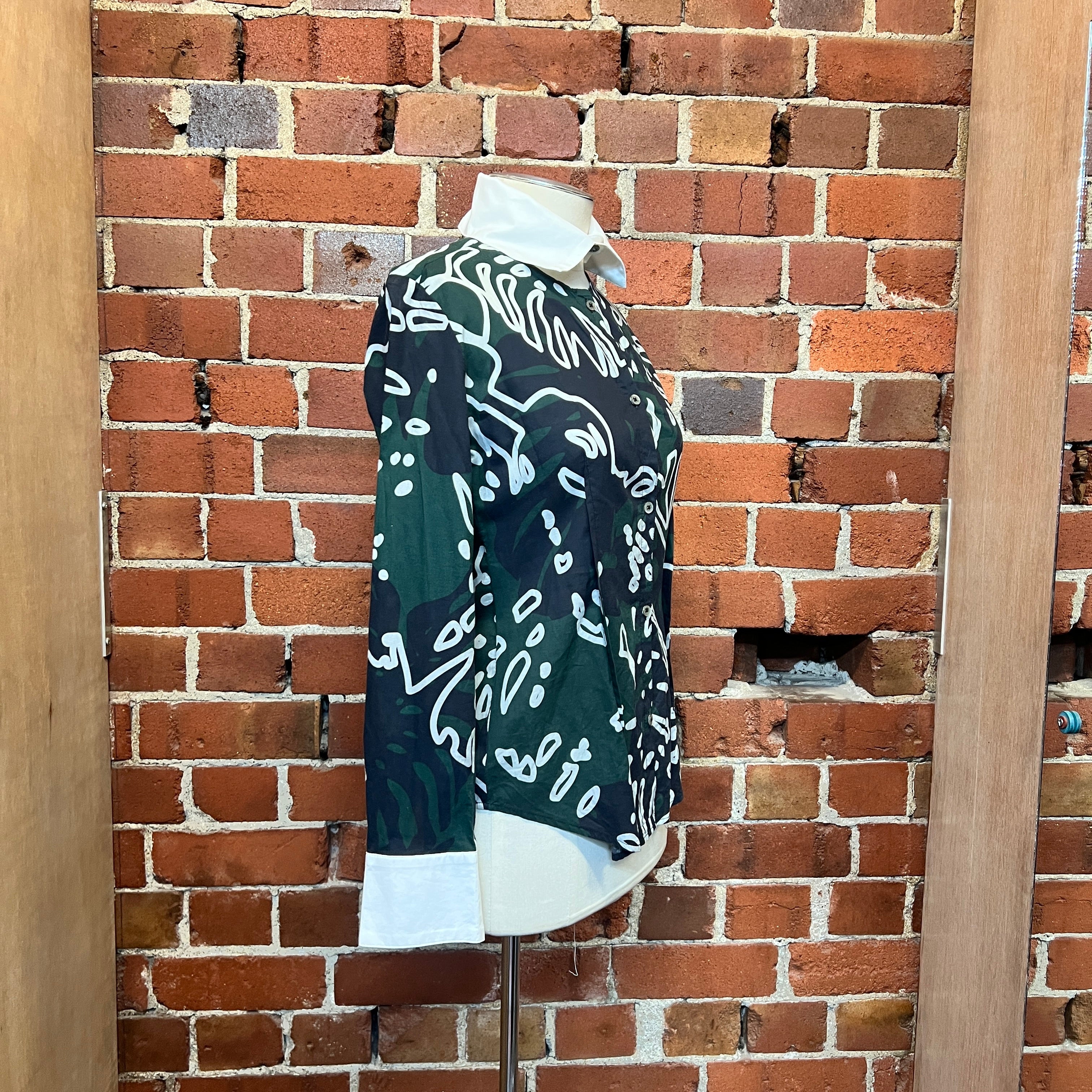 VIVIENNE WESTWOOD banana leaf print shirt