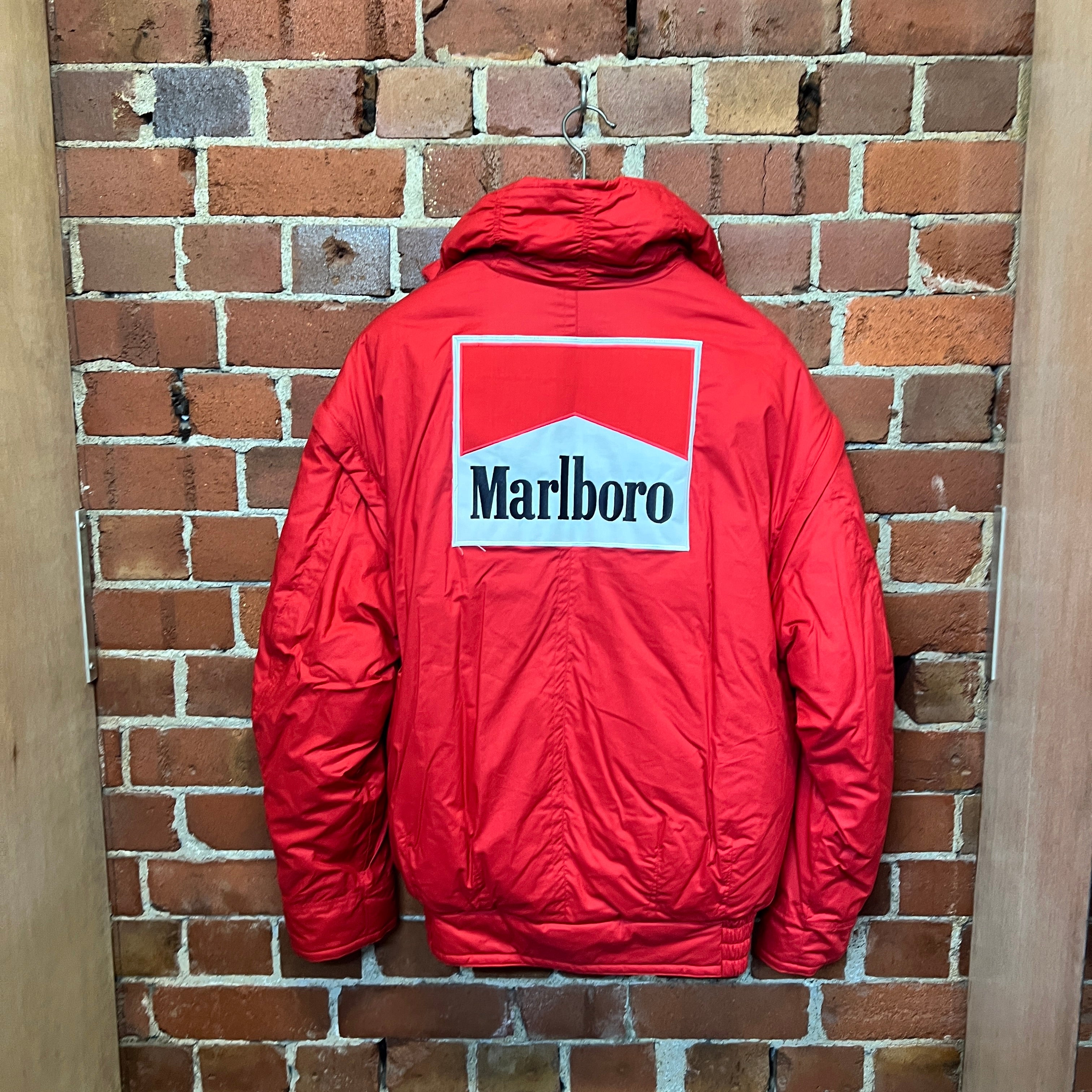 HUGO BOSS 1980s Feather down Marlboro bomber!!