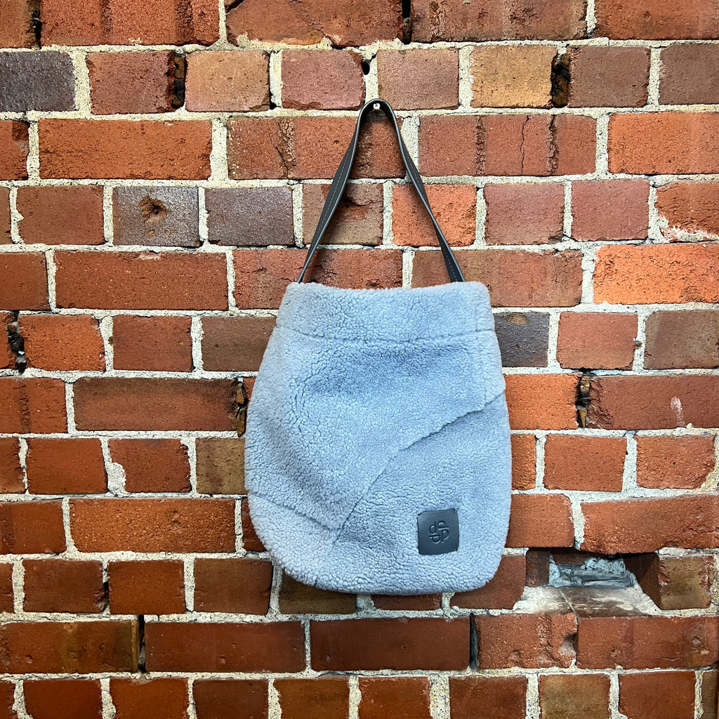 DEADLY PONIES shearling handbag