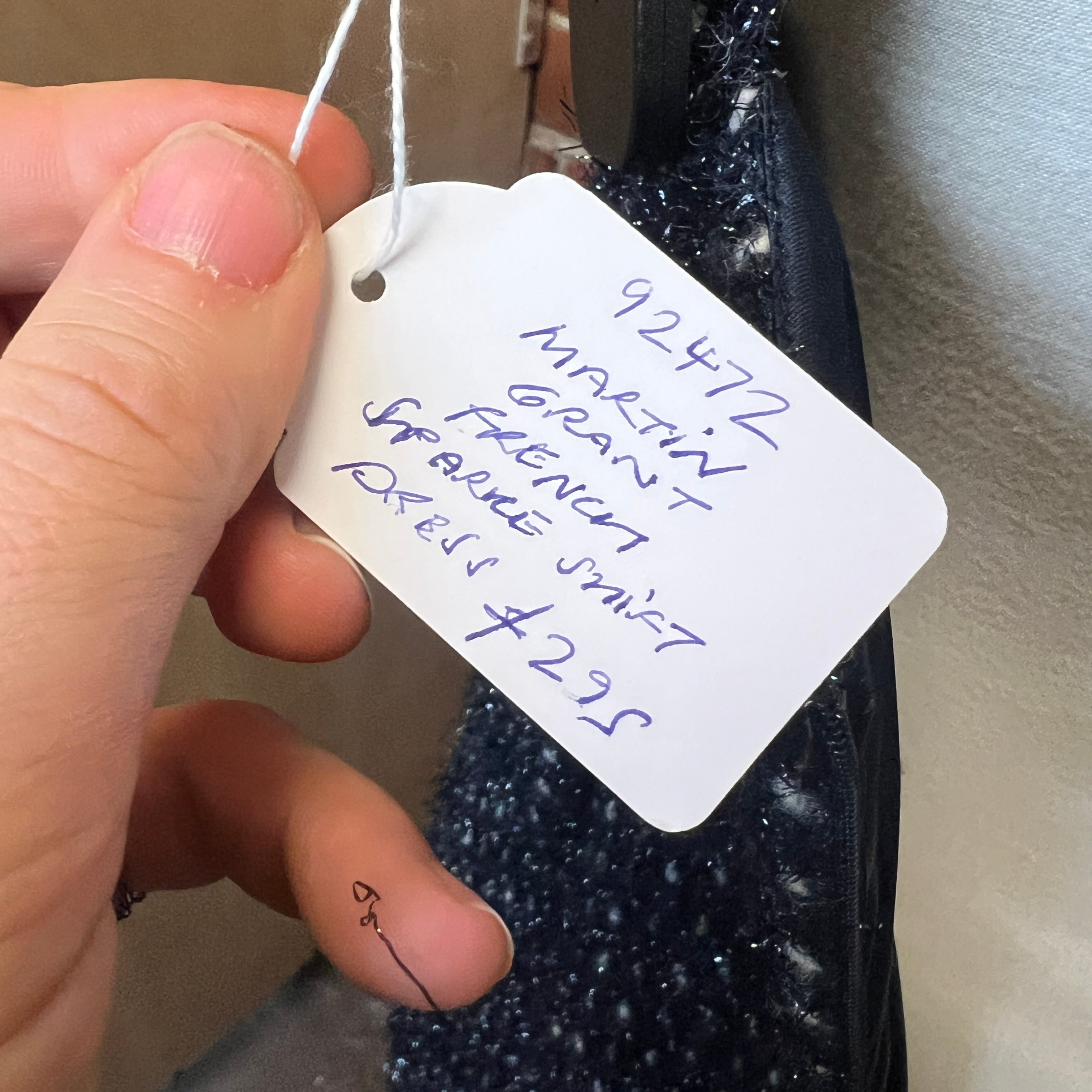 MARTIN GRANT wool tweed dress