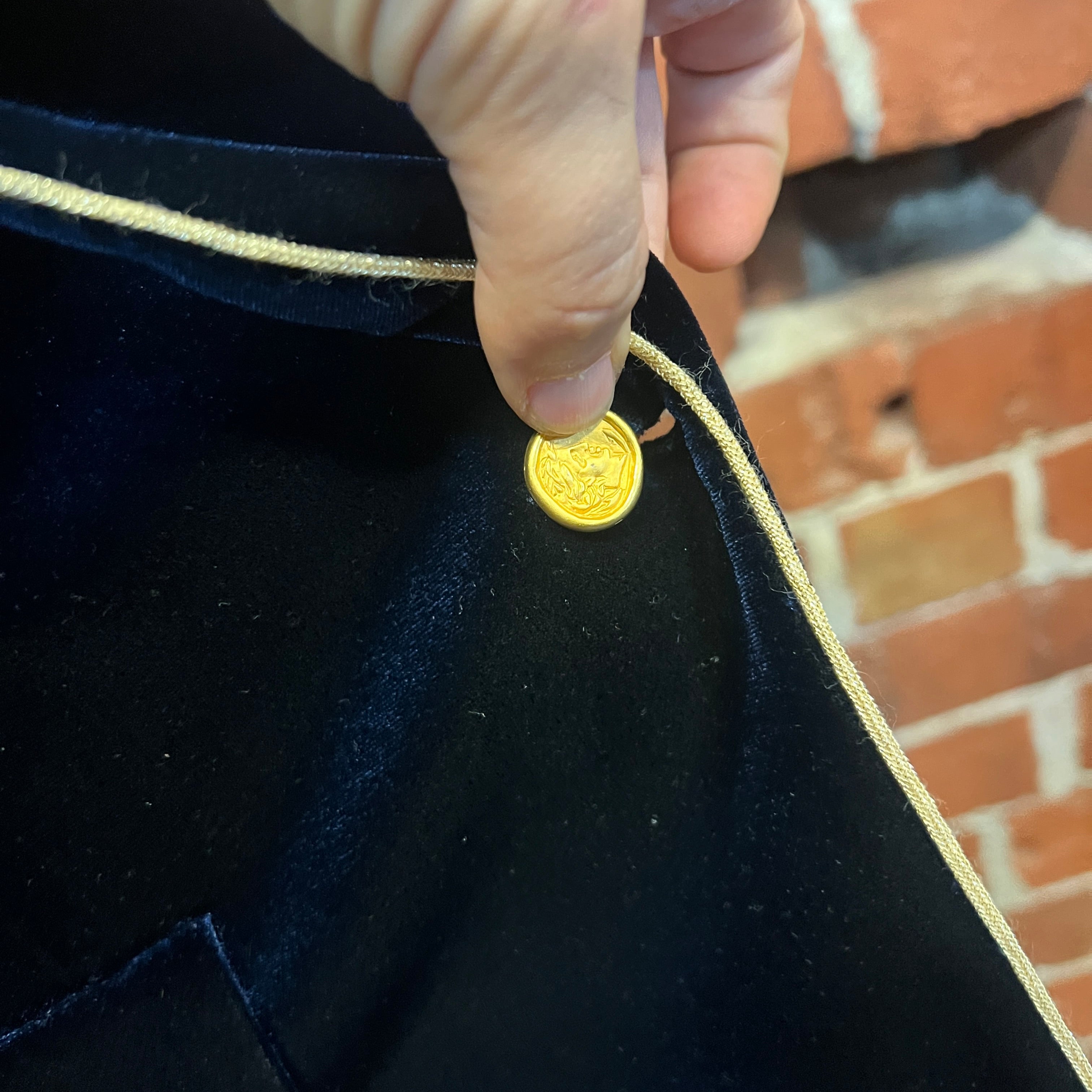 CARLA ZAMPENETTI velvet blazer