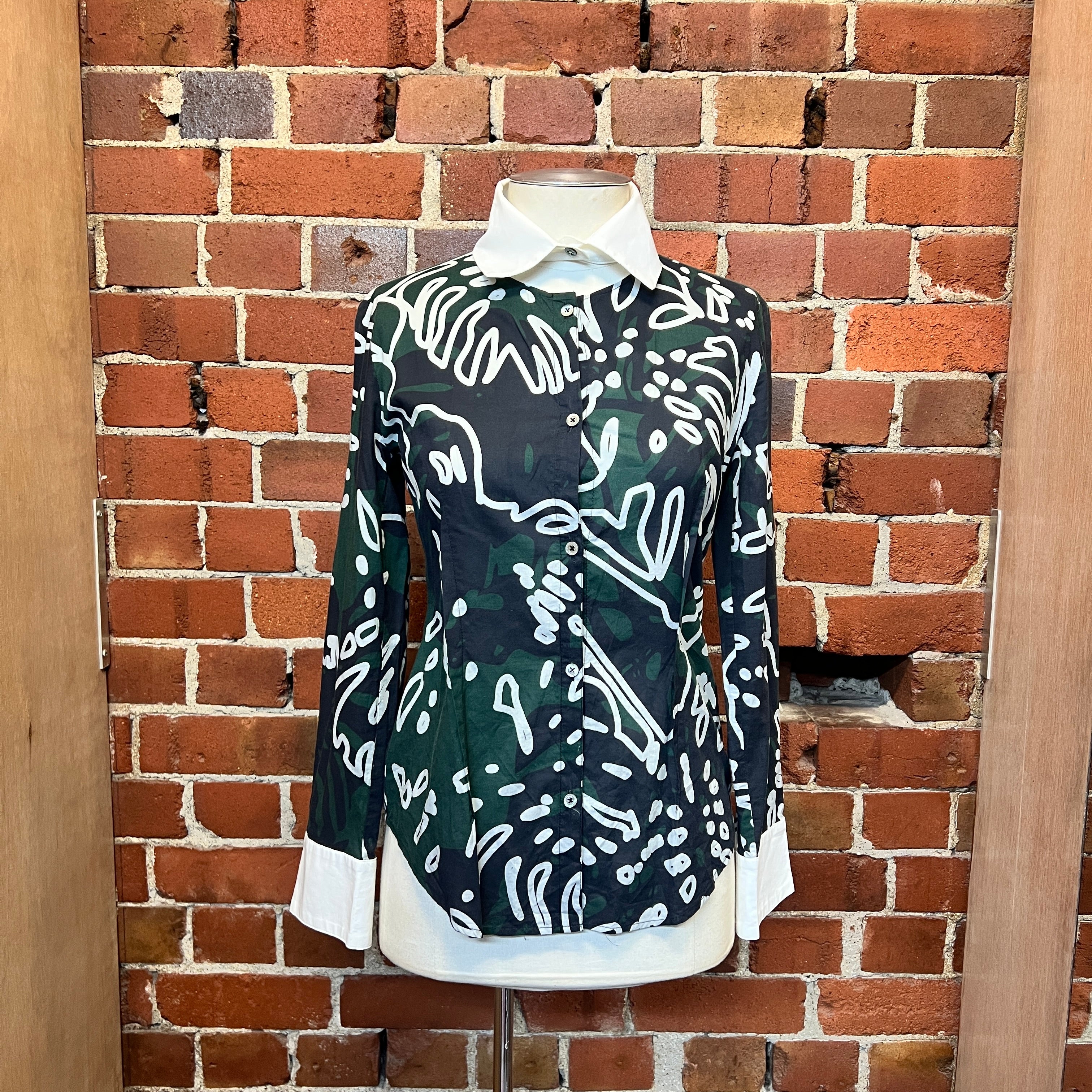 VIVIENNE WESTWOOD banana leaf print shirt