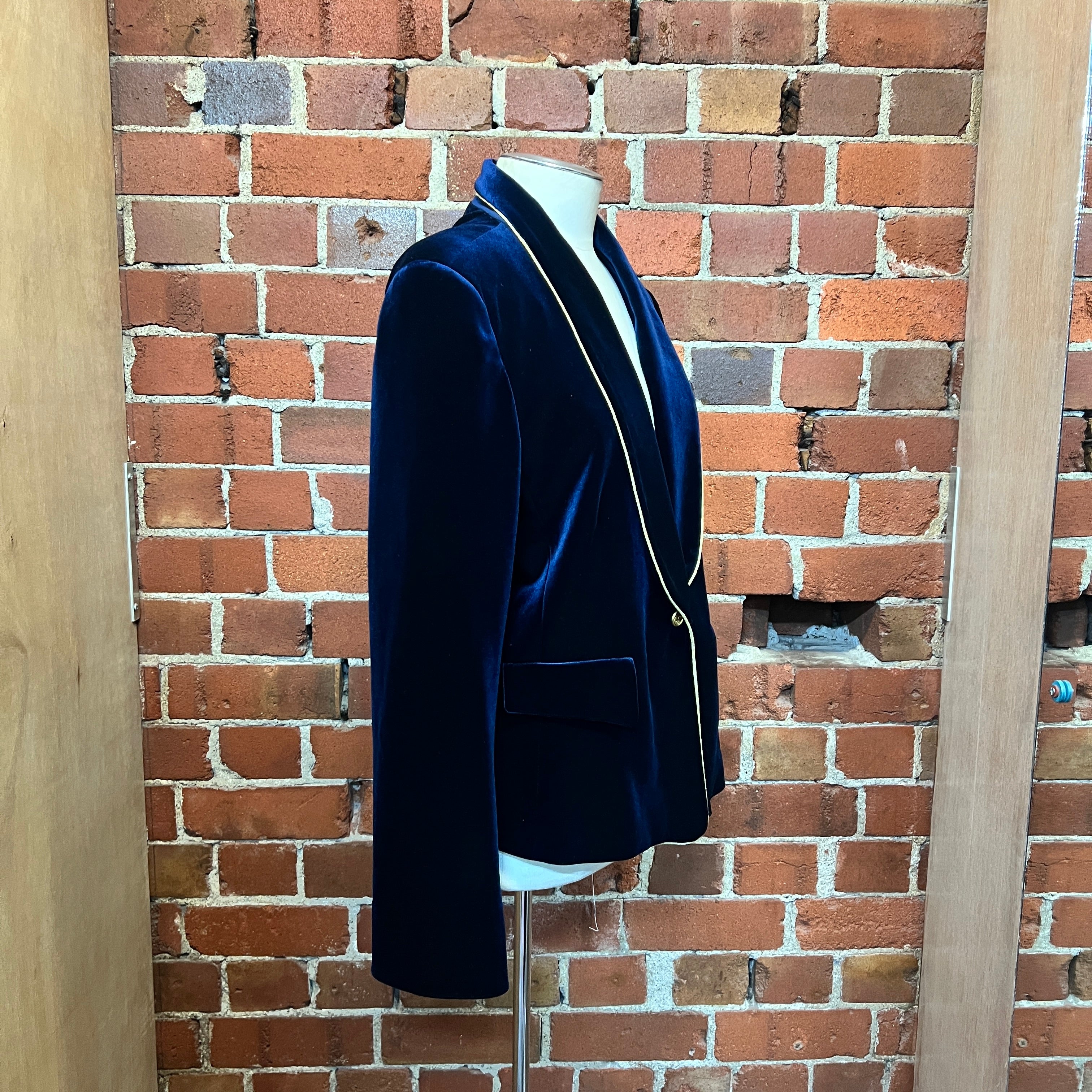 CARLA ZAMPENETTI velvet blazer