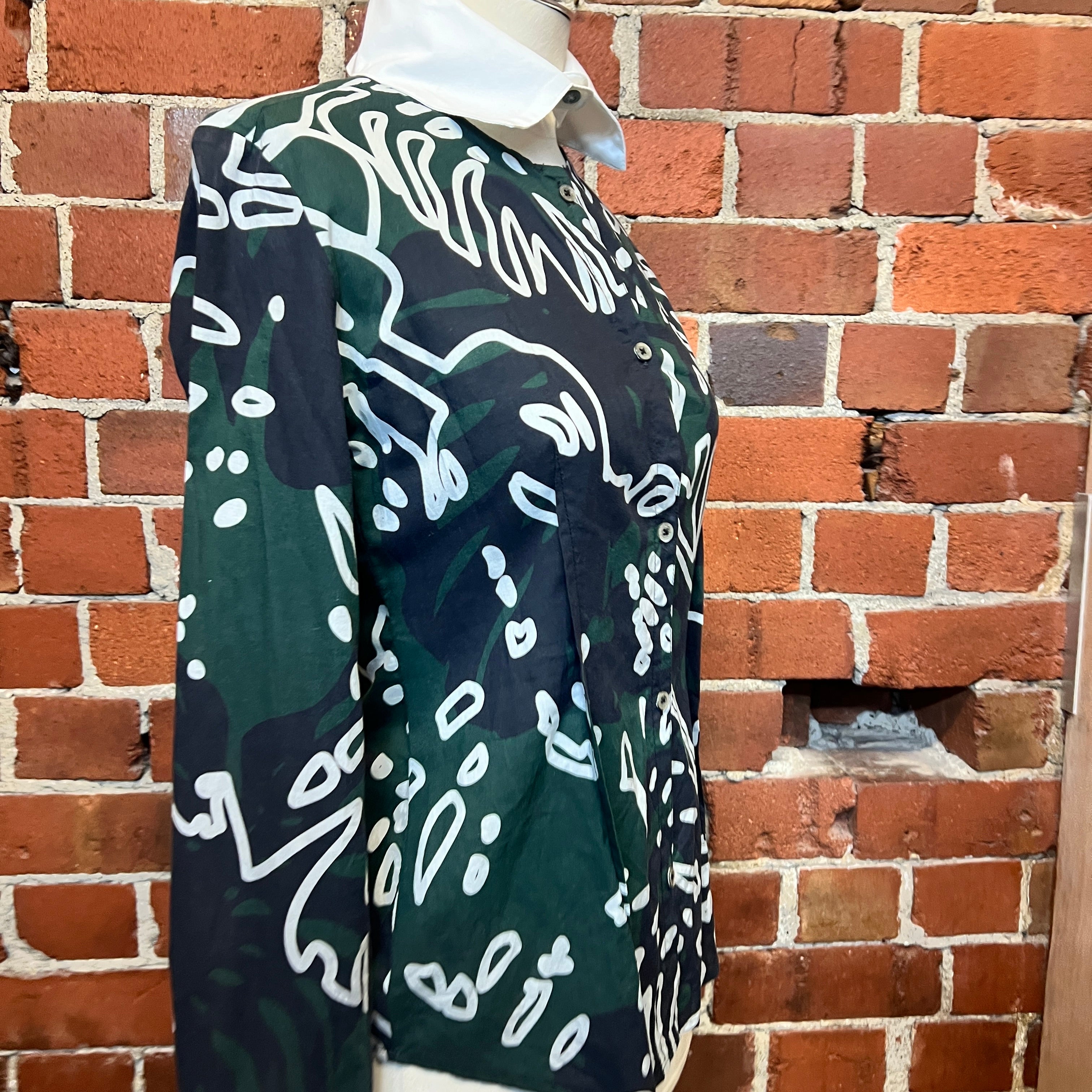 VIVIENNE WESTWOOD banana leaf print shirt