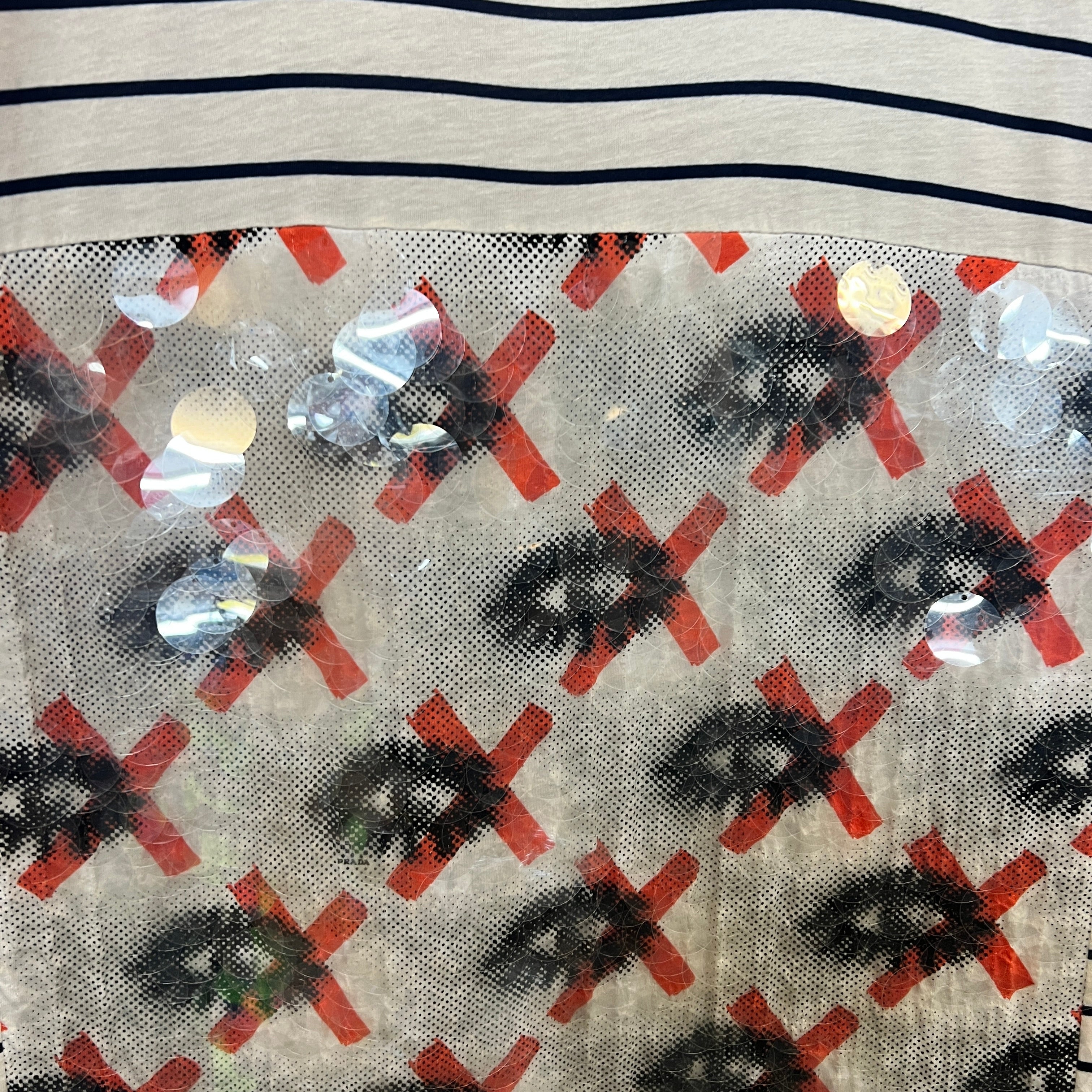 PRADA sequin eye top