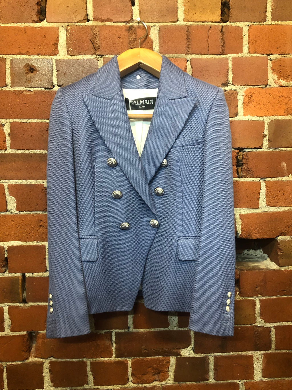 BALMAIN linen blend blazer