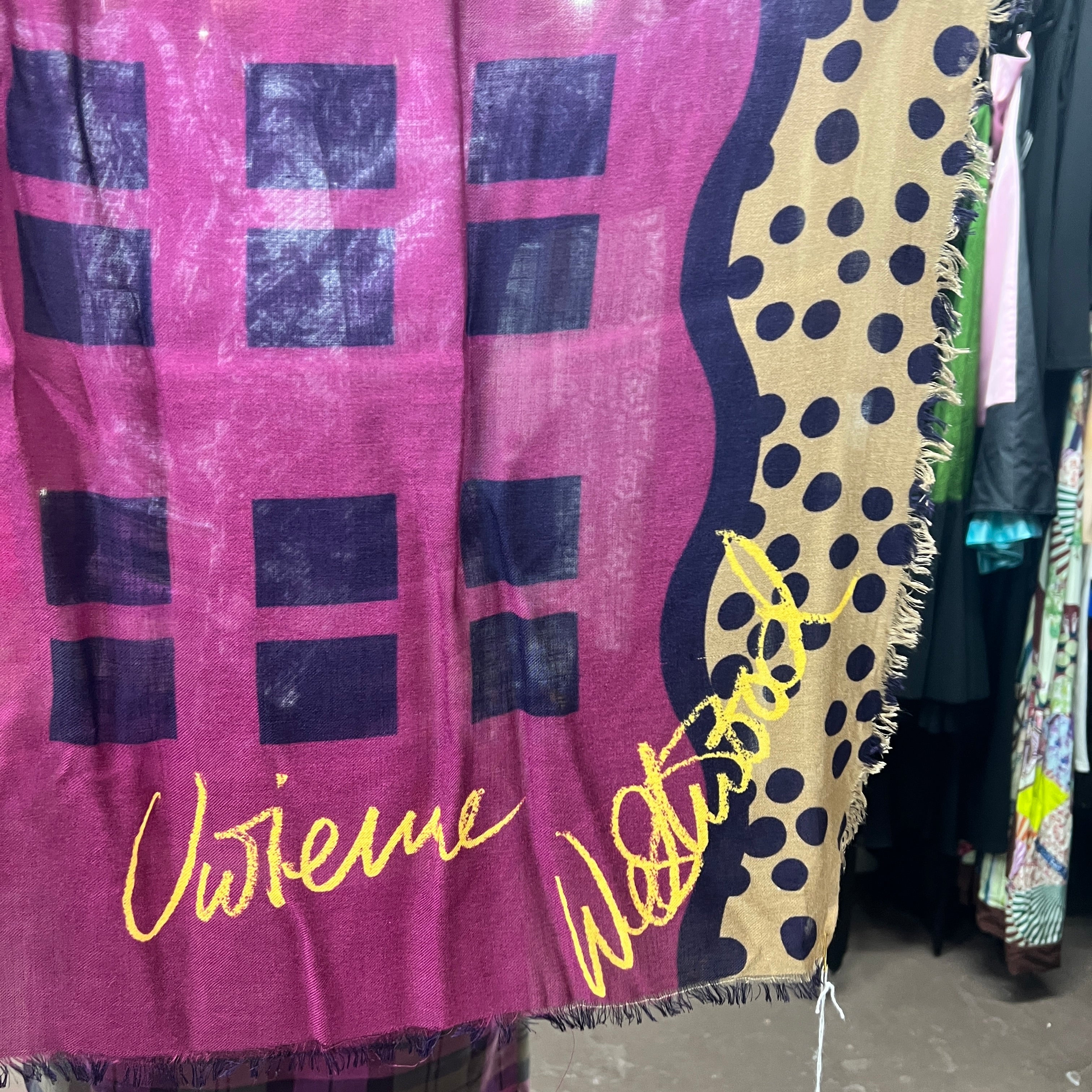 VIVIENNE WESTWOOD cotton scarf