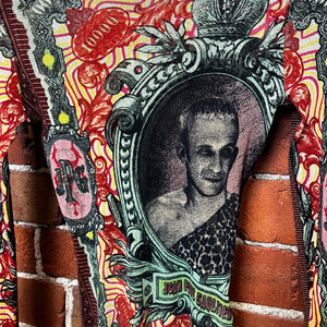 JEAN PAUL GAULTIER 1995 tattoo portrait mesh top – Wellington