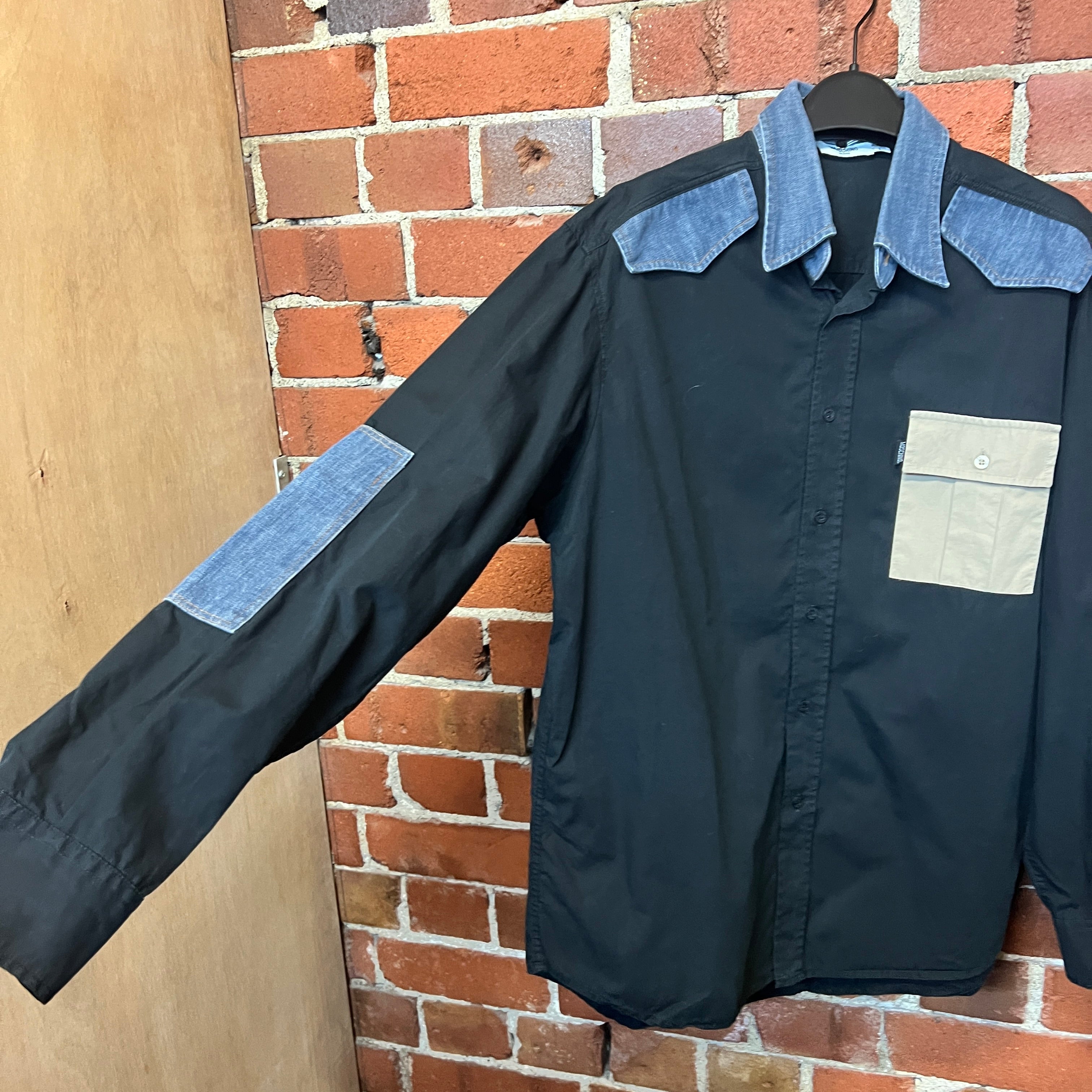 MOSCHINO 1990'S patchwork shirt