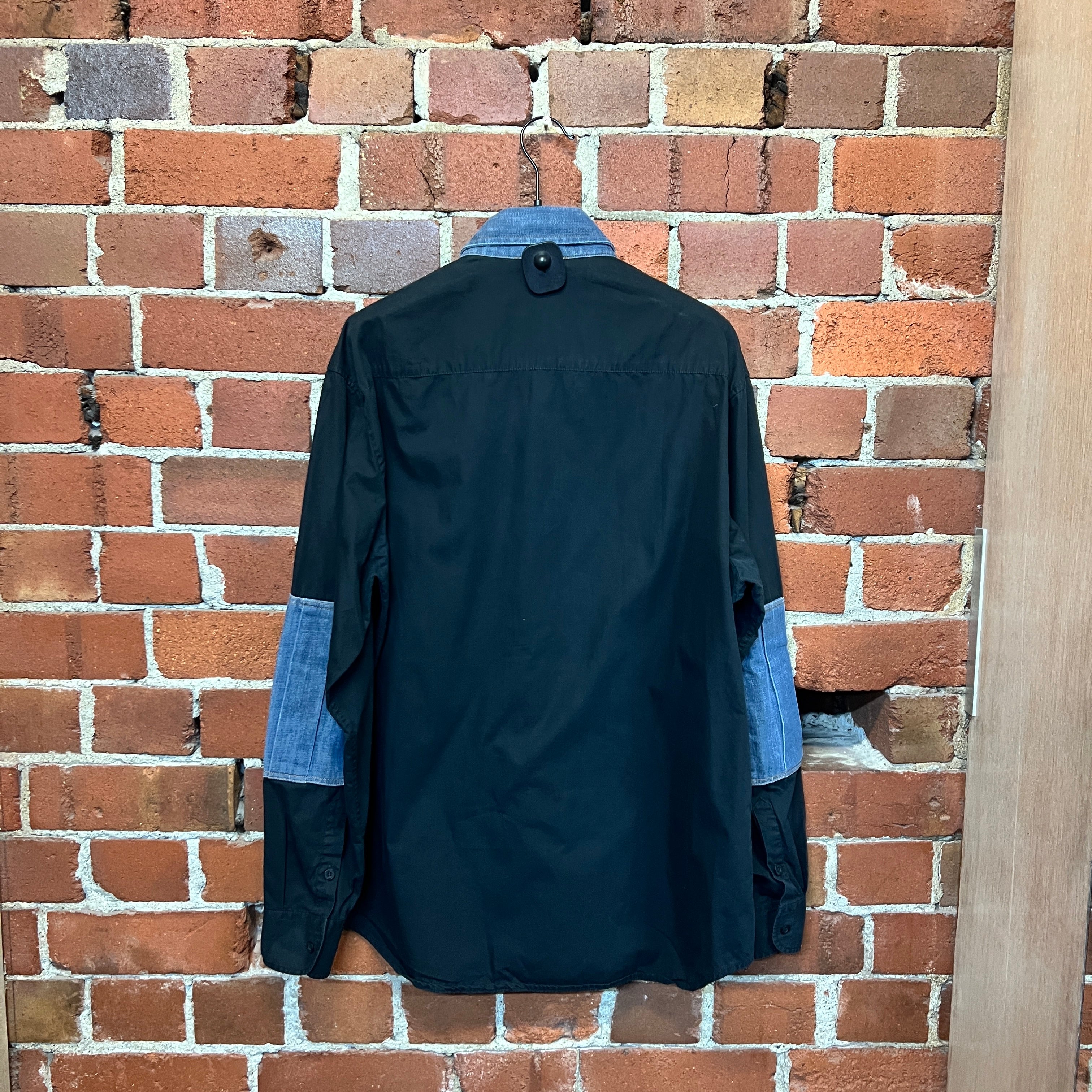 MOSCHINO 1990'S patchwork shirt