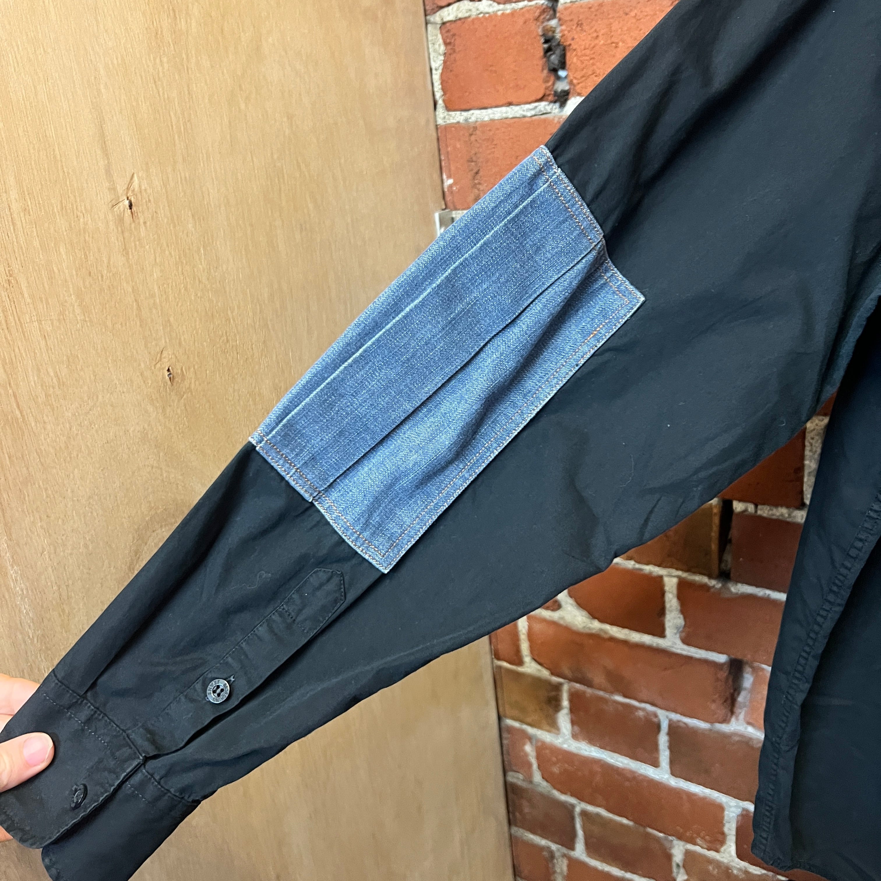 MOSCHINO 1990'S patchwork shirt