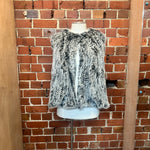 Rabbit fur cape