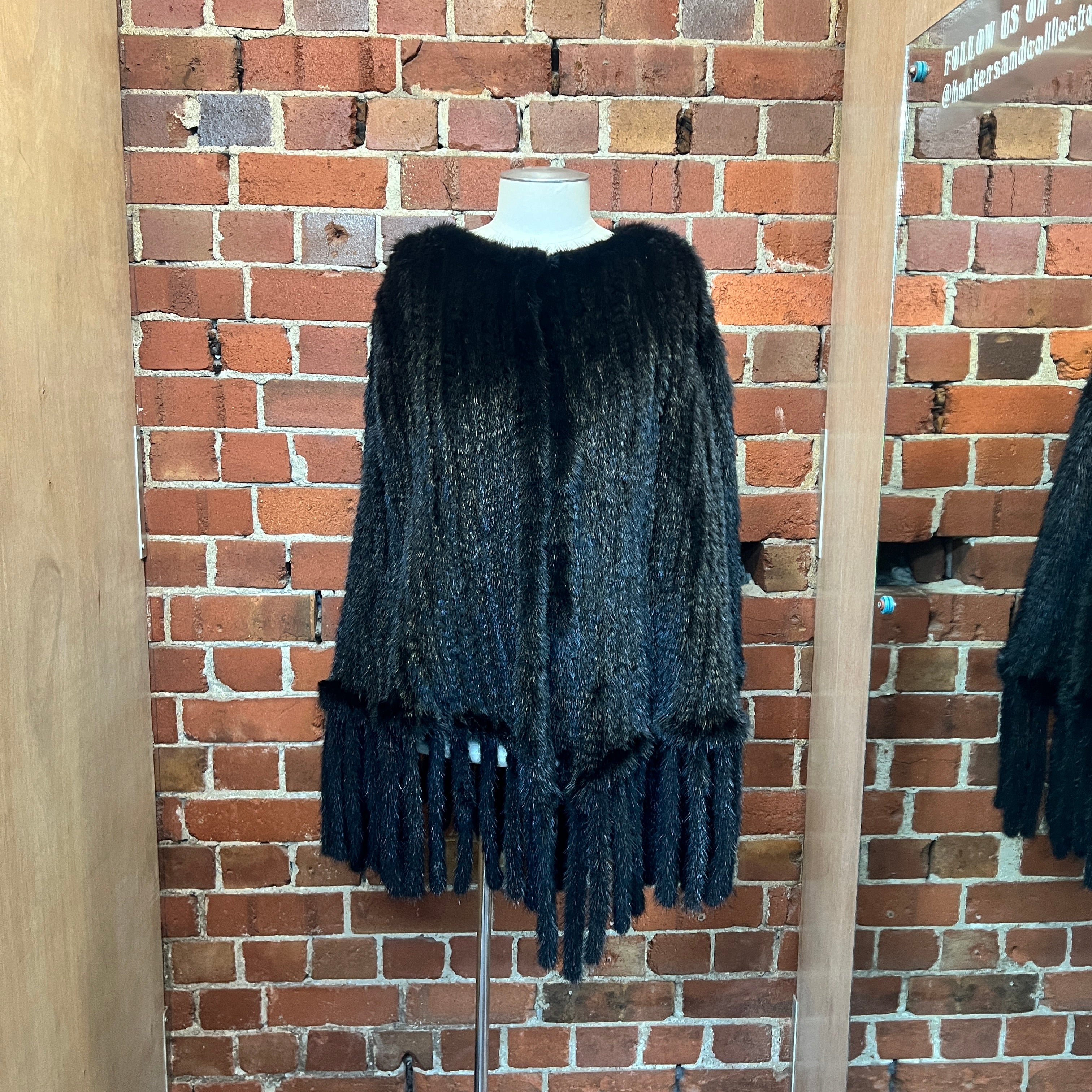 MINK fur cape