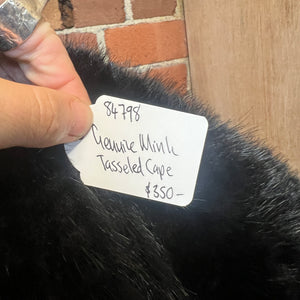 MINK fur cape