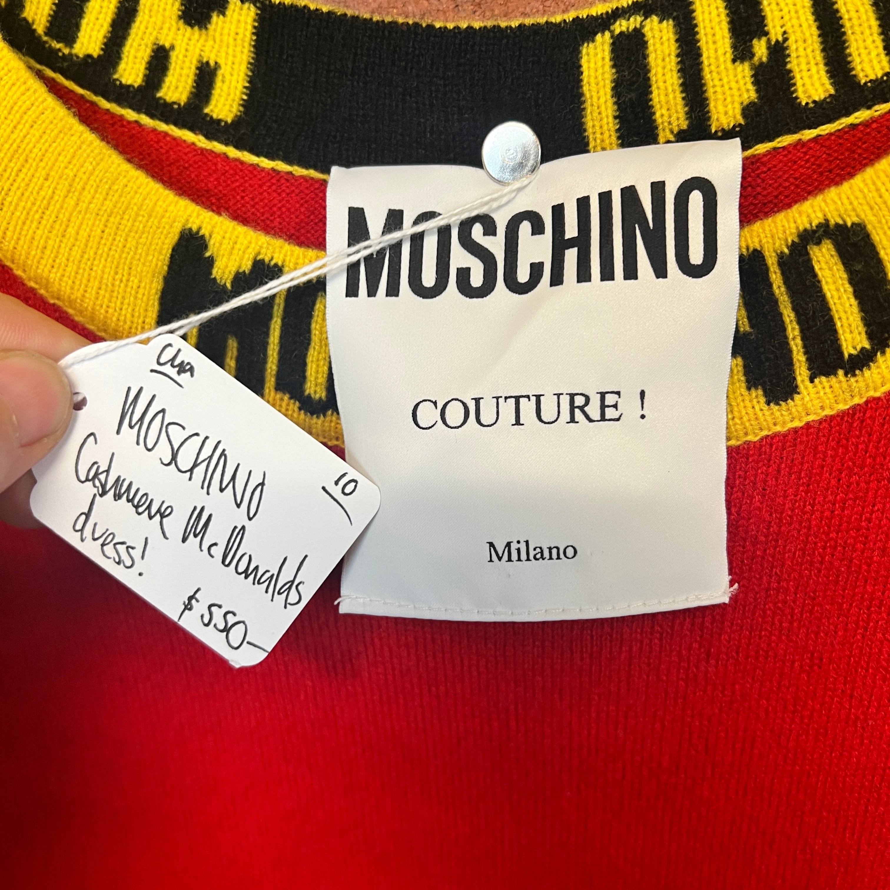 MOSCHINO cashmere dress